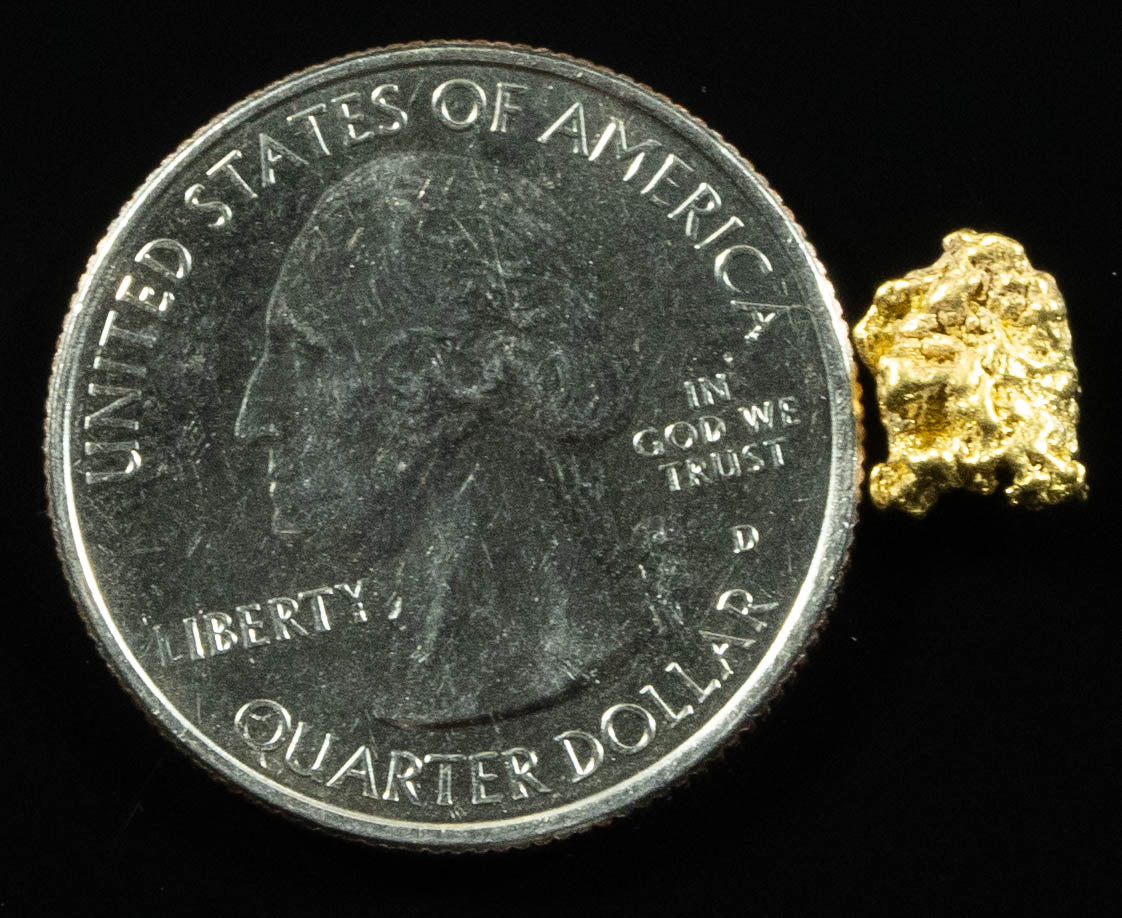 #124 Alaskan BC Natural Gold Nugget .98 Grams Genuine