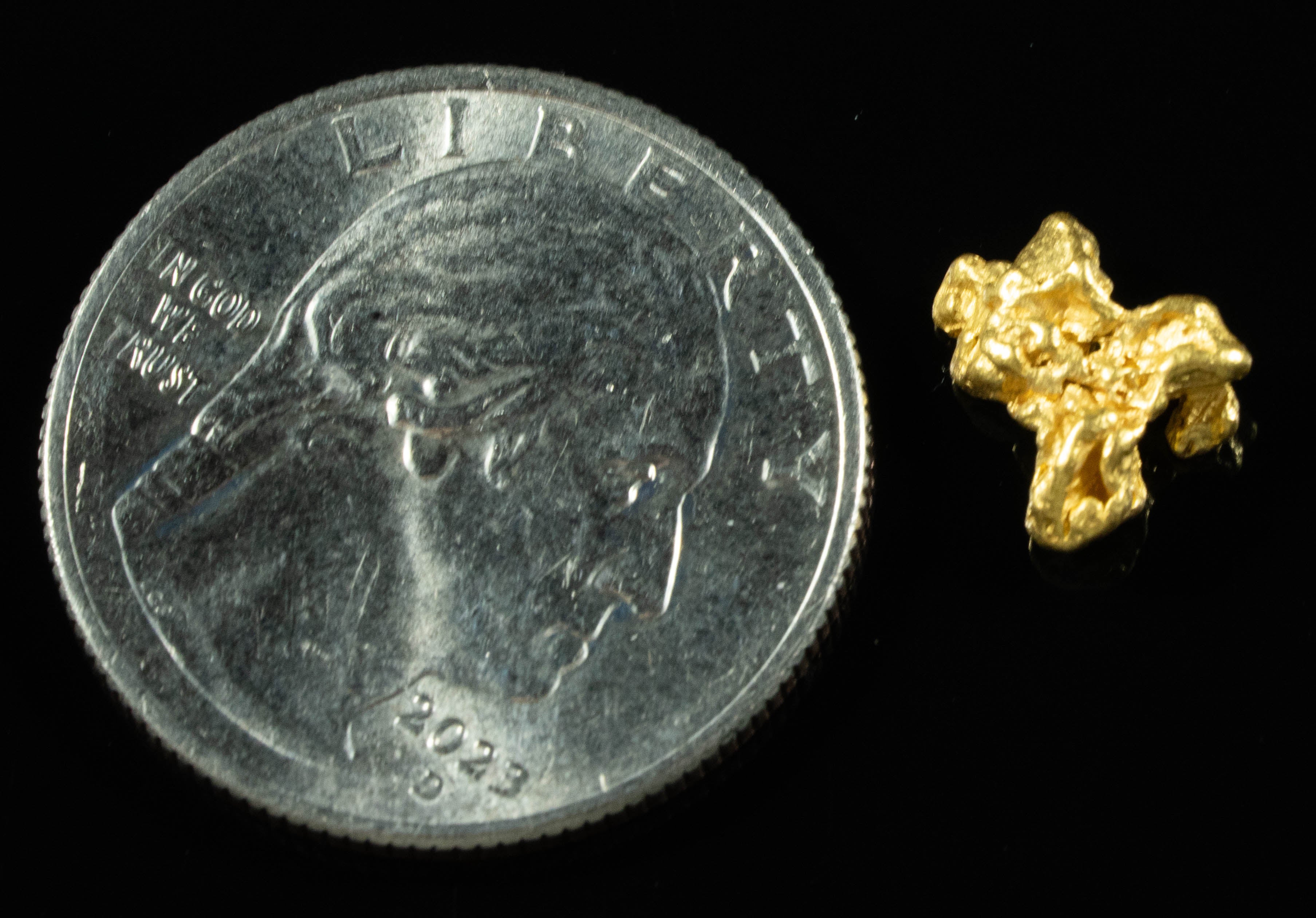 #751 Natural Gold Nugget Australian 1.13 Grams Genuine