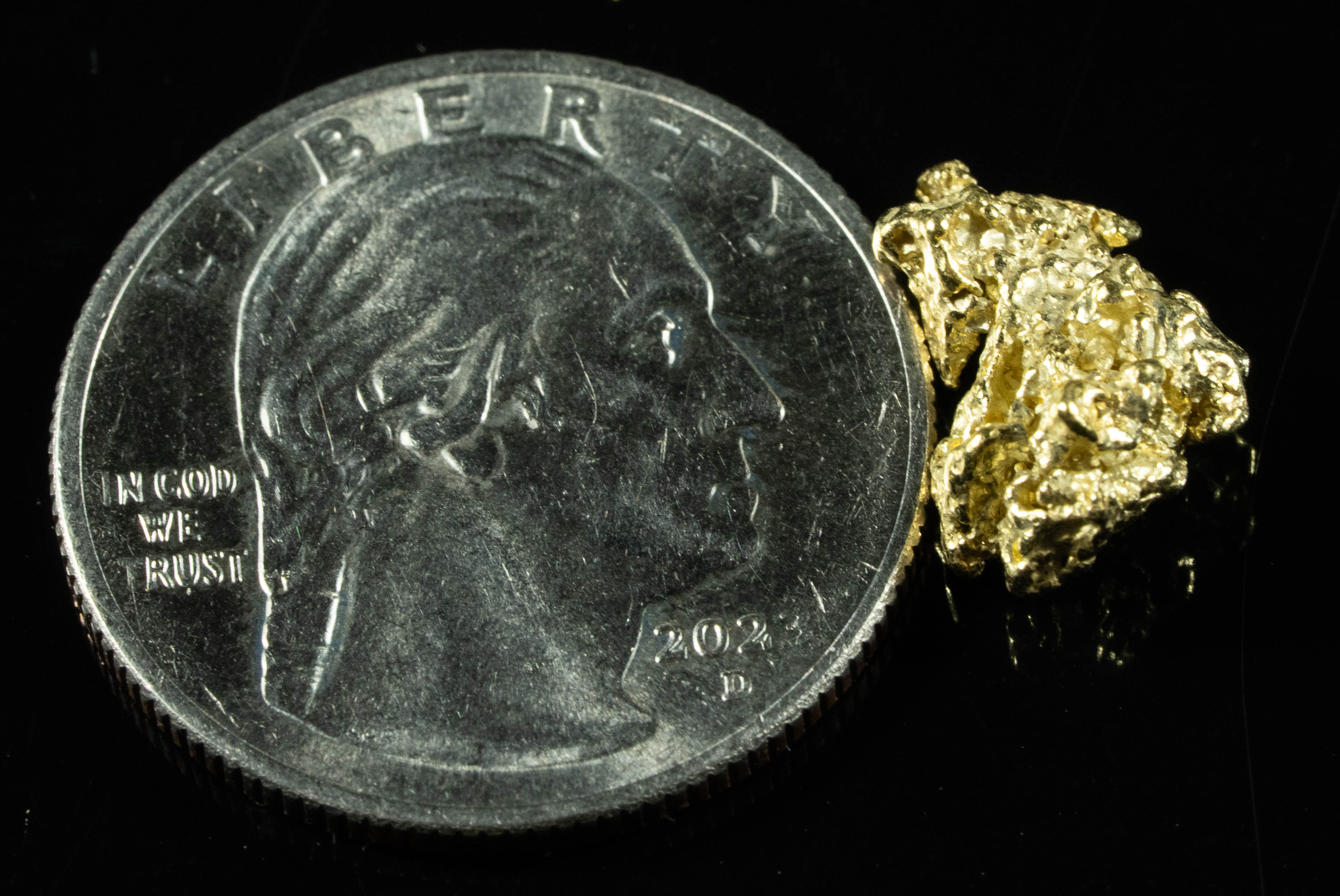 #107 Sonora Mexico Natural Gold Nugget 2.29 Grams Genuine