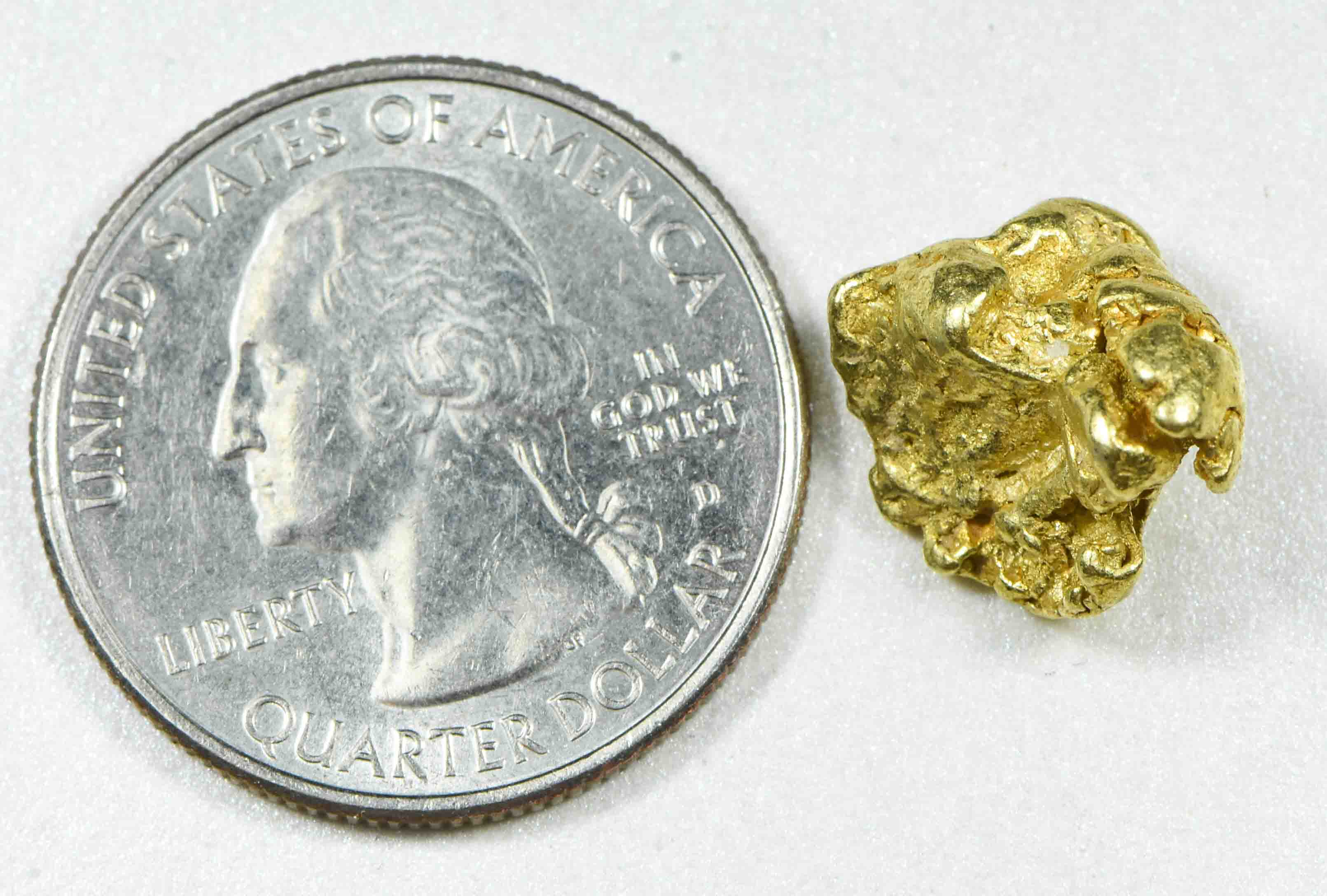 #370 Alaskan BC Natural Gold Nugget 5.33 Grams Genuine