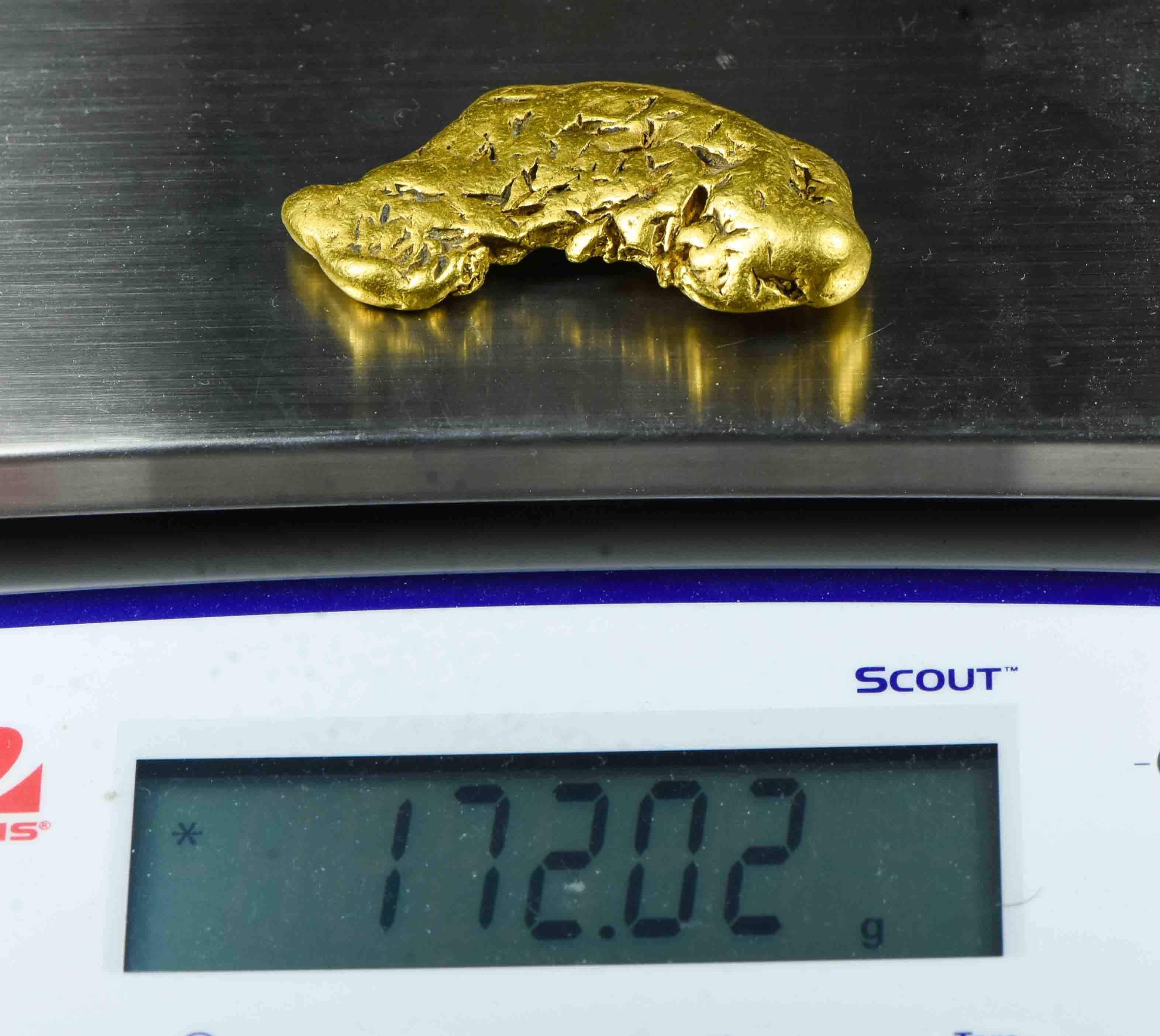 Large Silverado Gold Mine Alaskan Gold Nugget 172.02 Grams