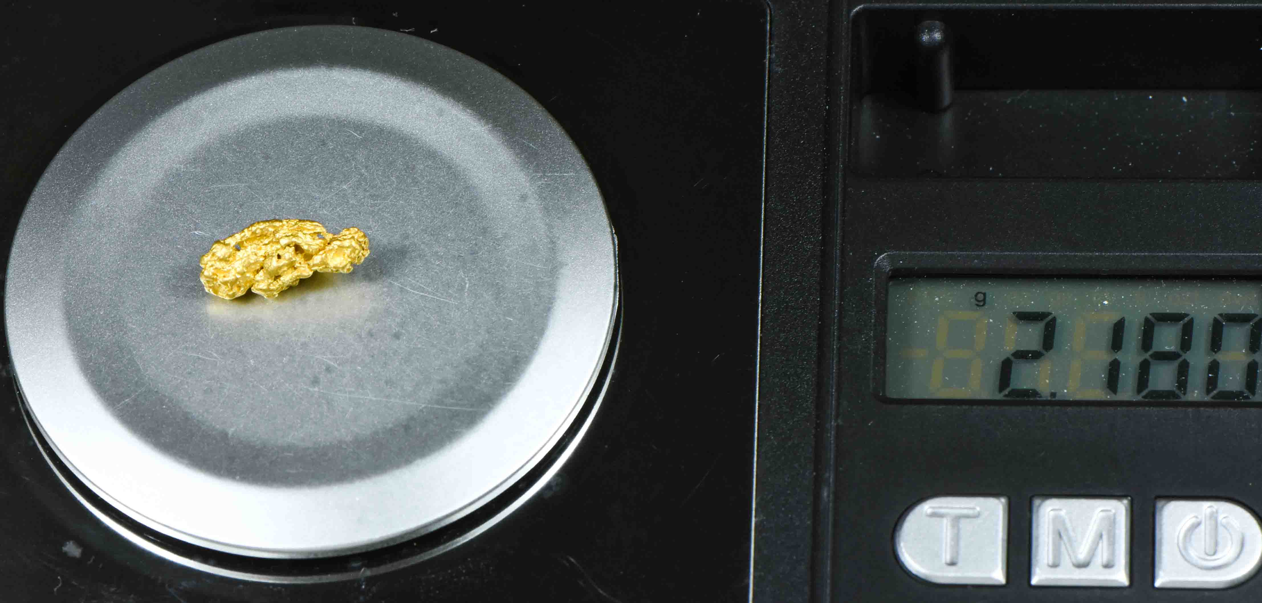 #996 Natural Gold Nugget Australian 2.18 Grams Genuine