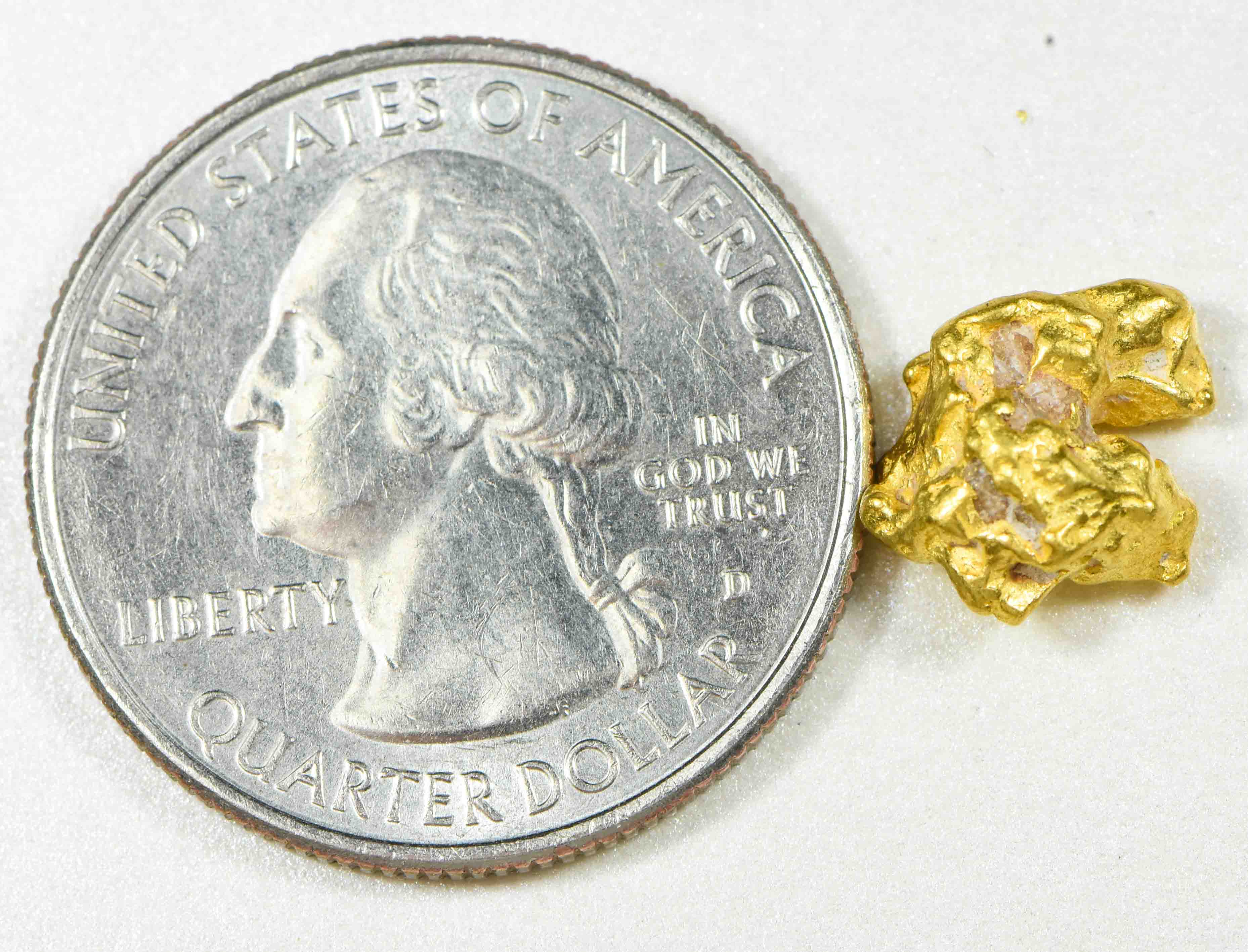 #1001 Natural Gold Nugget Australian 2.87 Grams Genuine