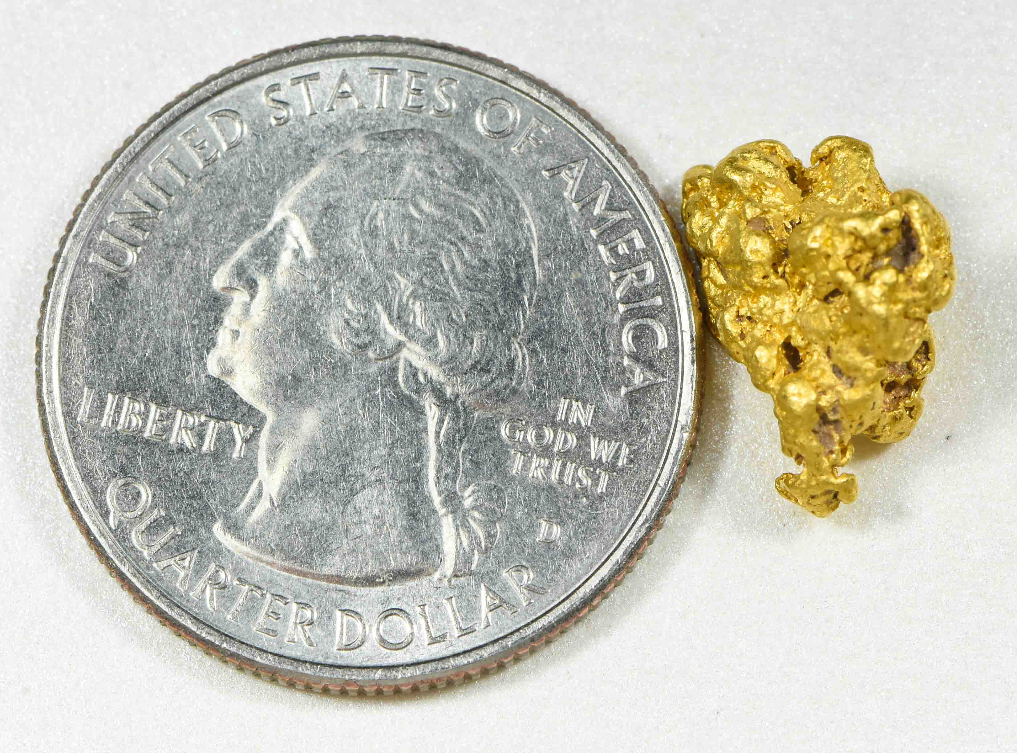 #1024 Natural Gold Nugget Australian 3.27 Grams Genuine