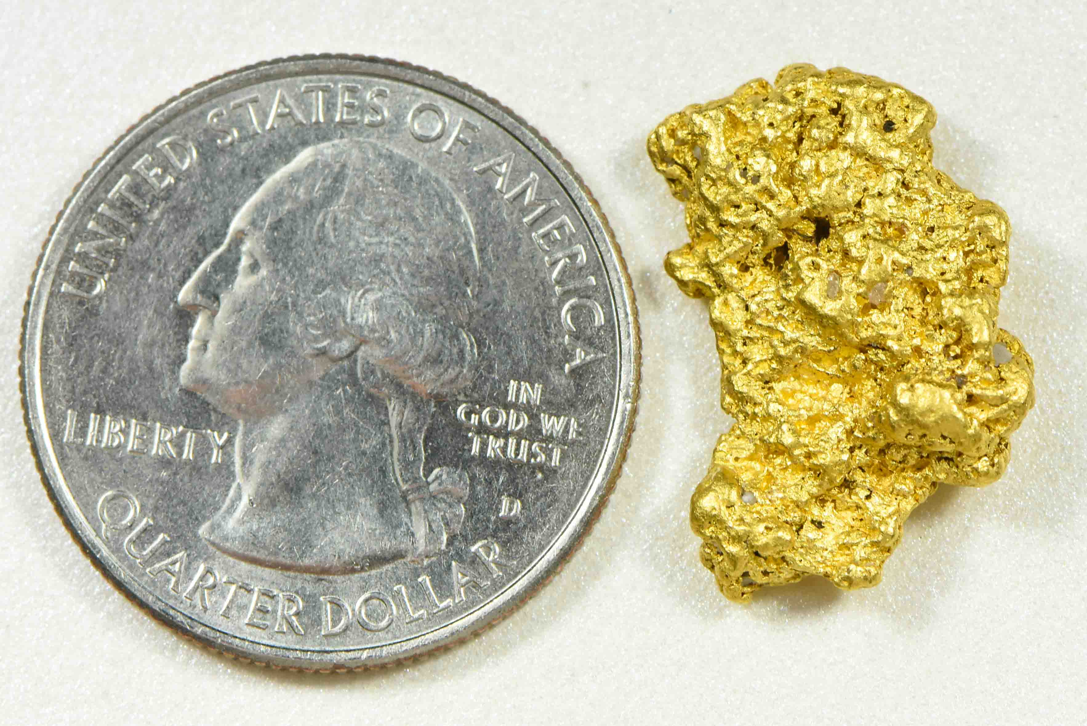 #1090 Natural Gold Nugget Australian 6.18 Grams Genuine