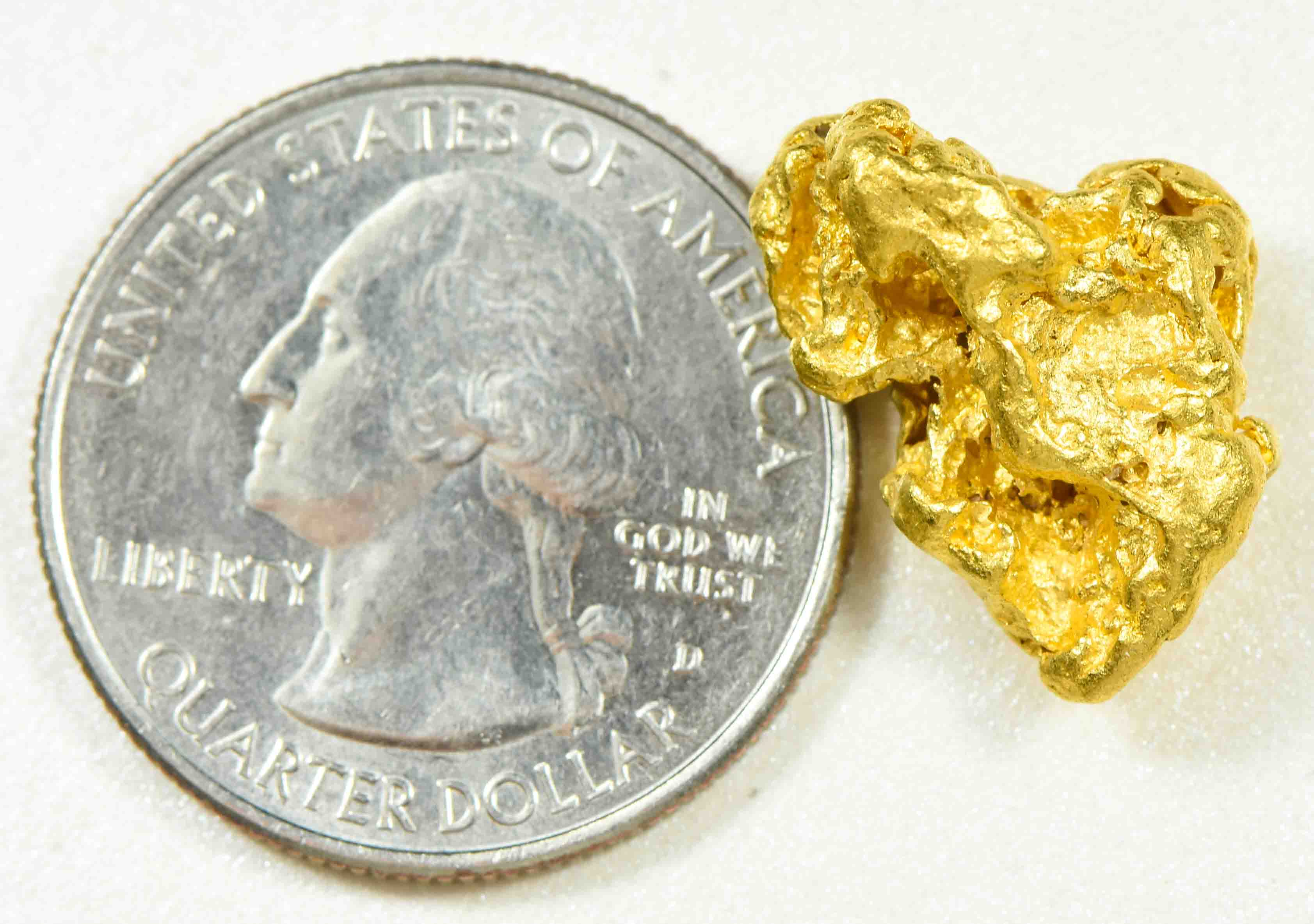 #1096 Natural Gold Nugget Australian 7.63 Grams Genuine