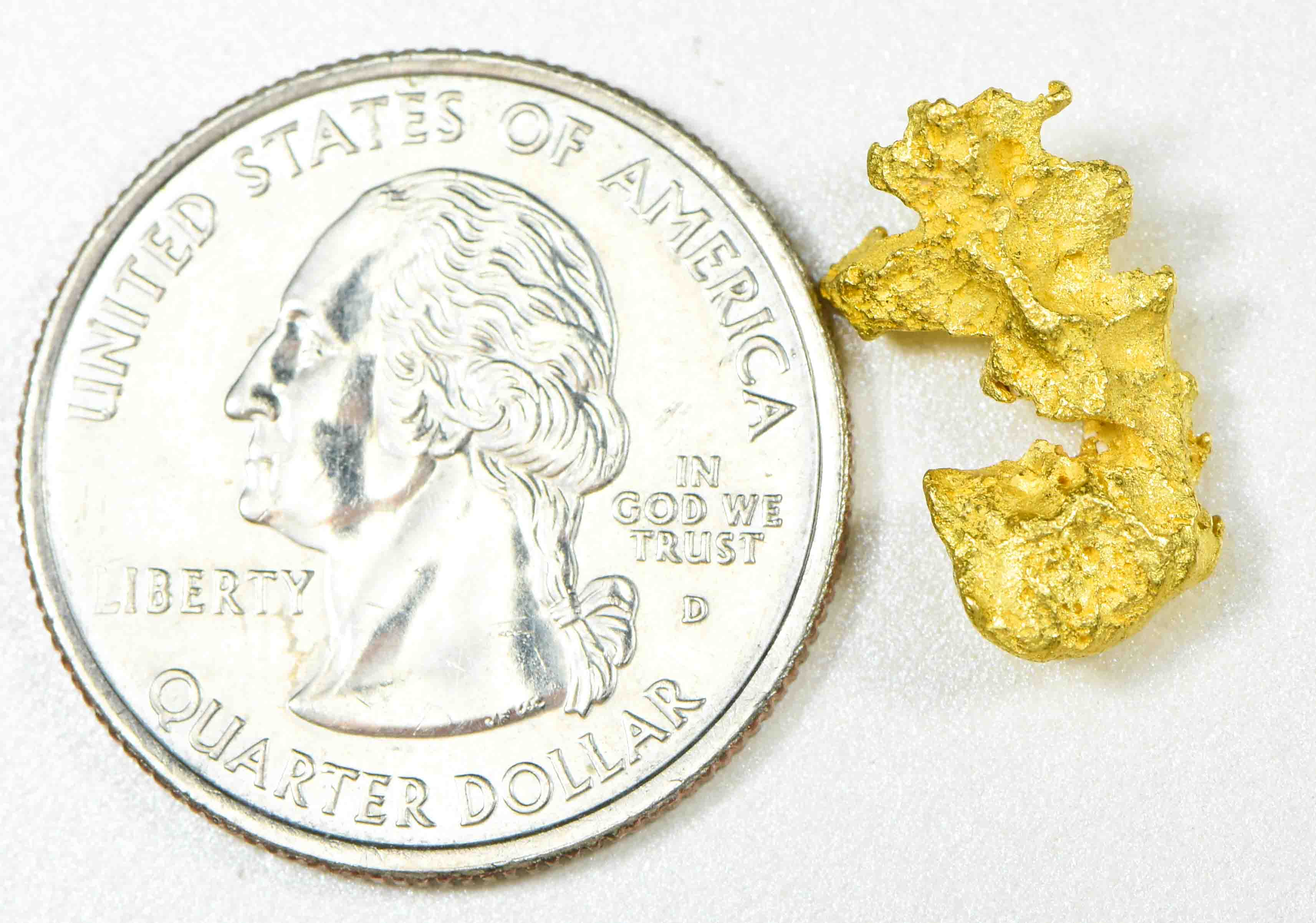 #1050 Natural Gold Nugget Australian 3.40 Grams Genuine