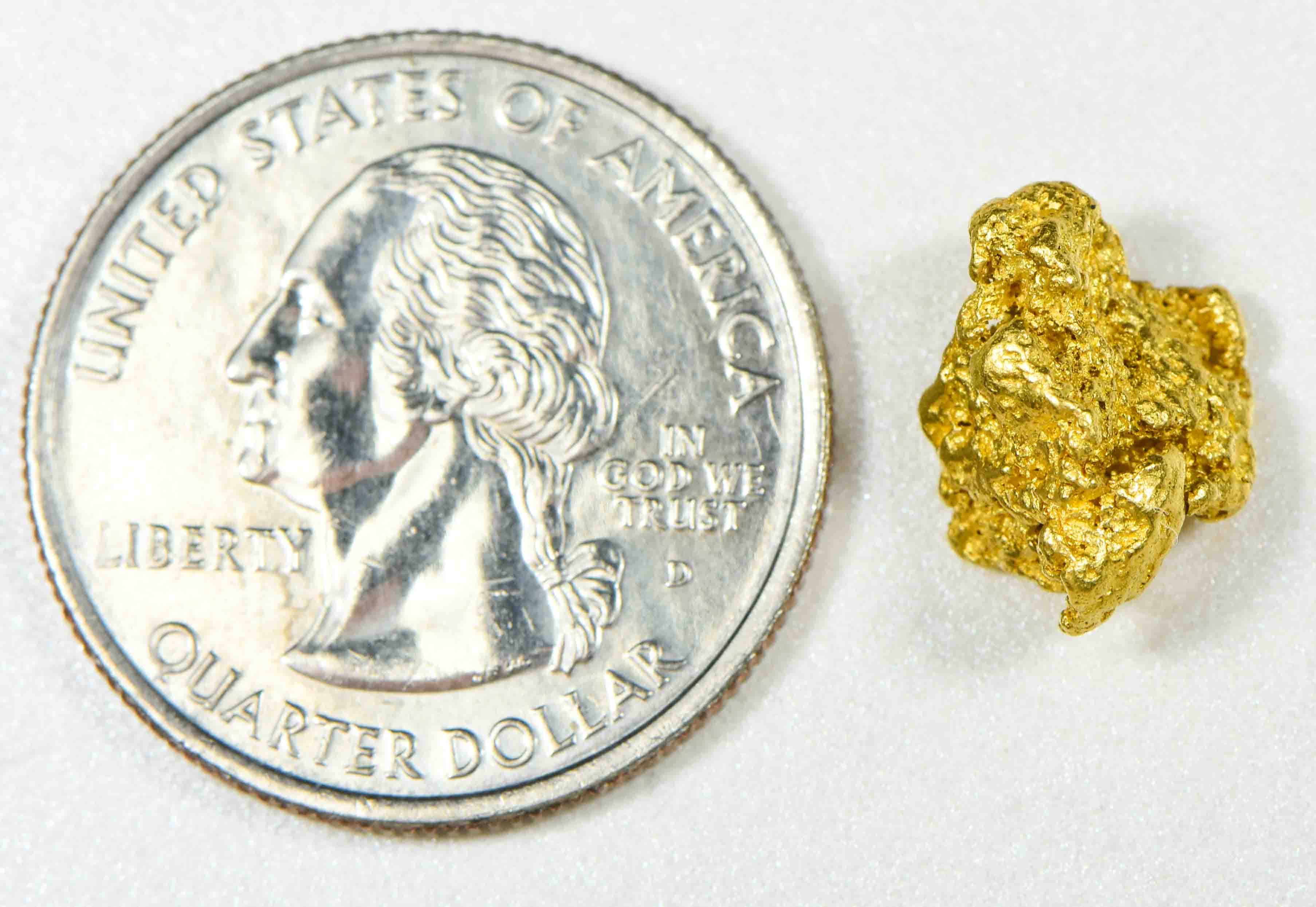 #1059 Natural Gold Nugget Australian 3.68 Grams Genuine