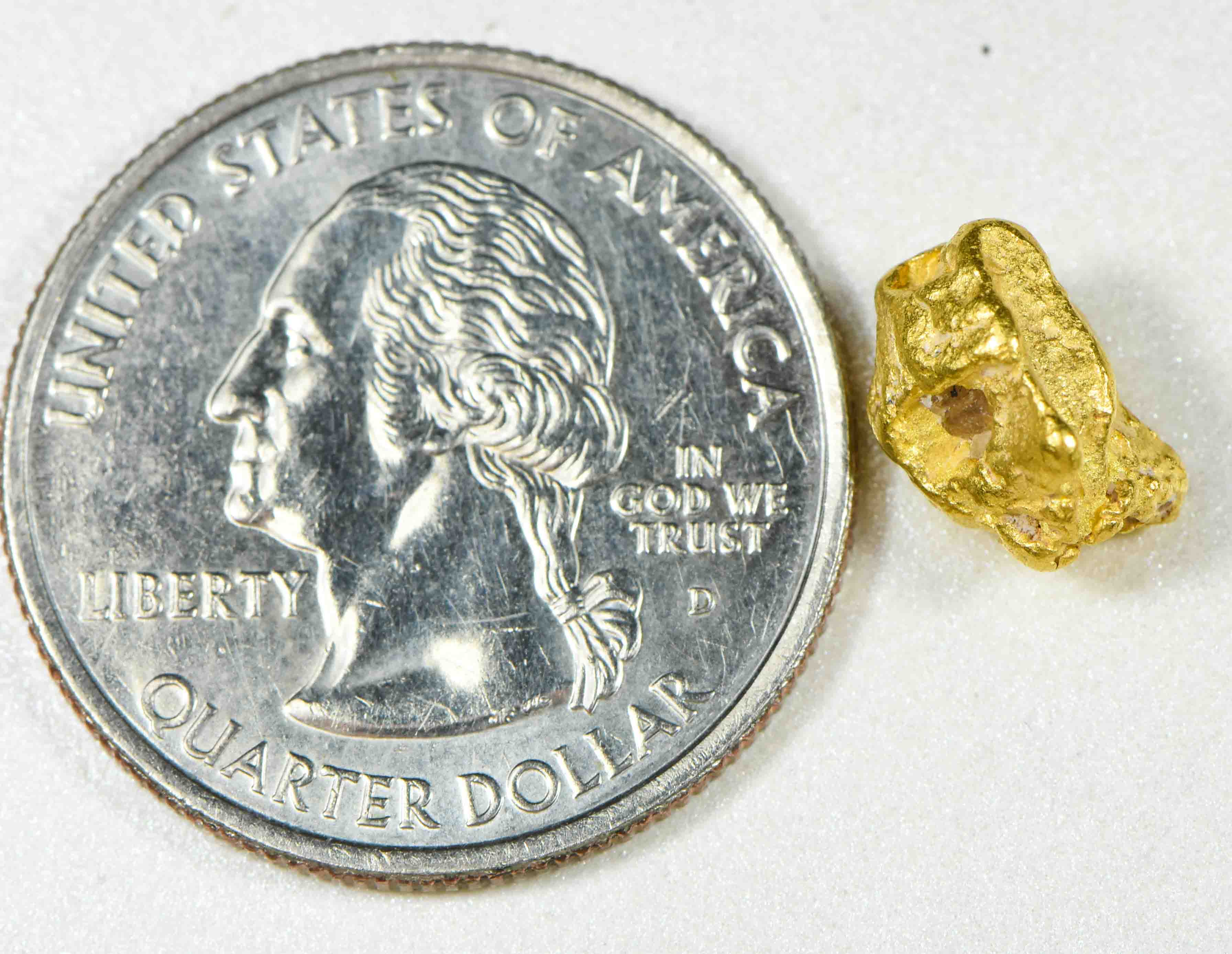 #1065 Natural Gold Nugget Australian 2.90 Grams Genuine