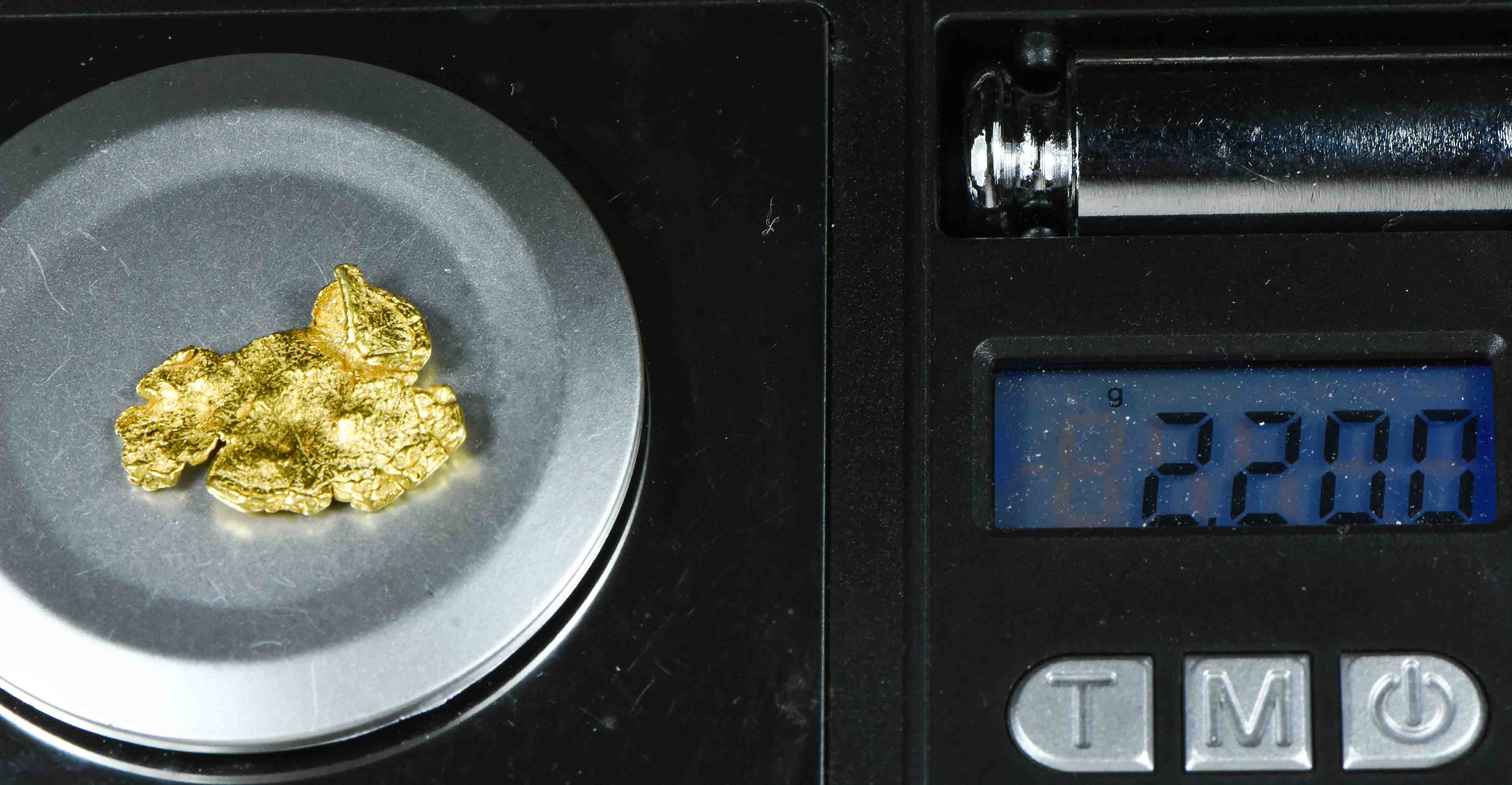 L-3 Alaskan BC Leaf Exotic Shaped Gold Nugget "Special Collection" 2.20 Grams