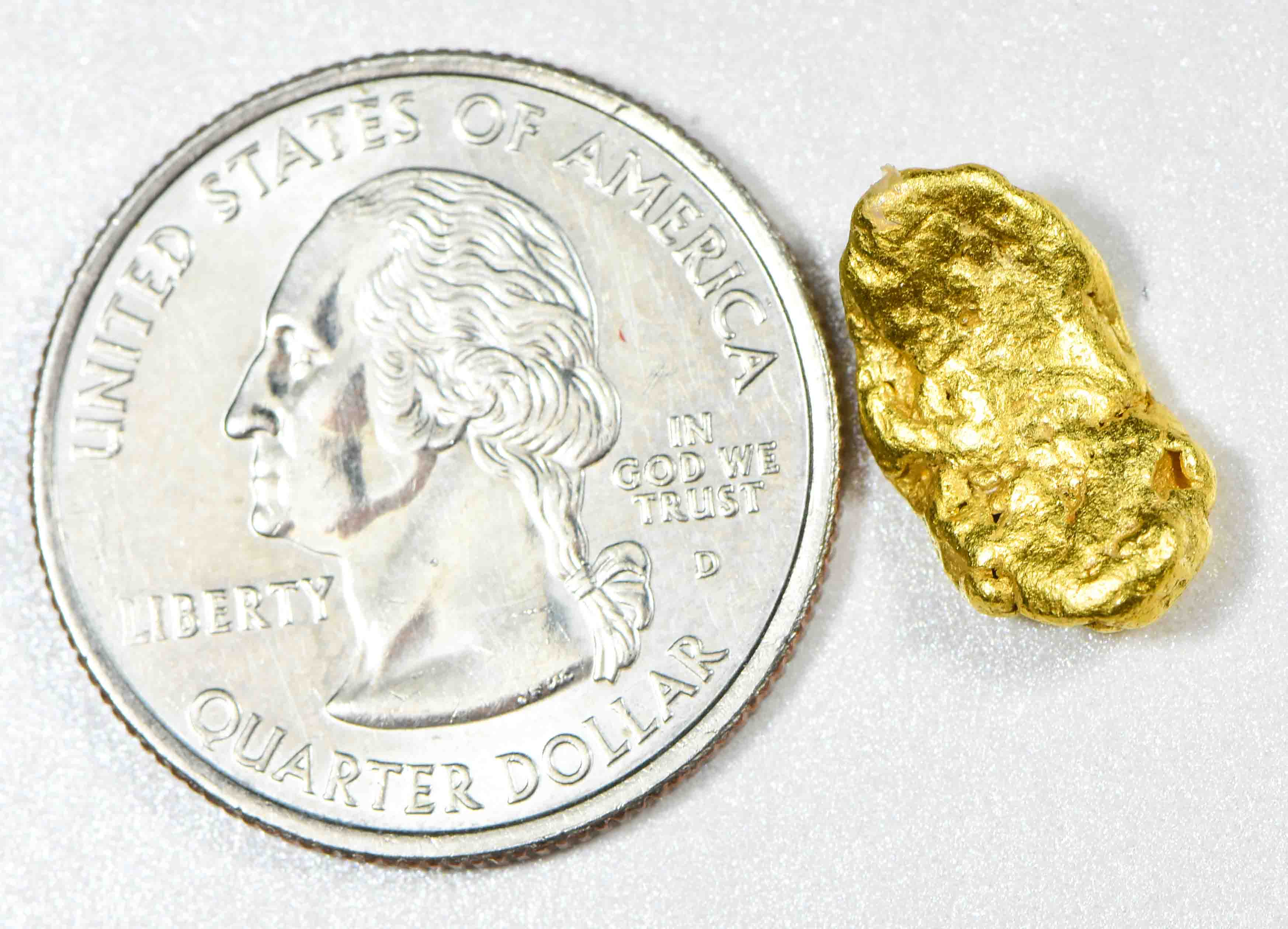 #4 California Natural Gold Nugget 3.65 Grams