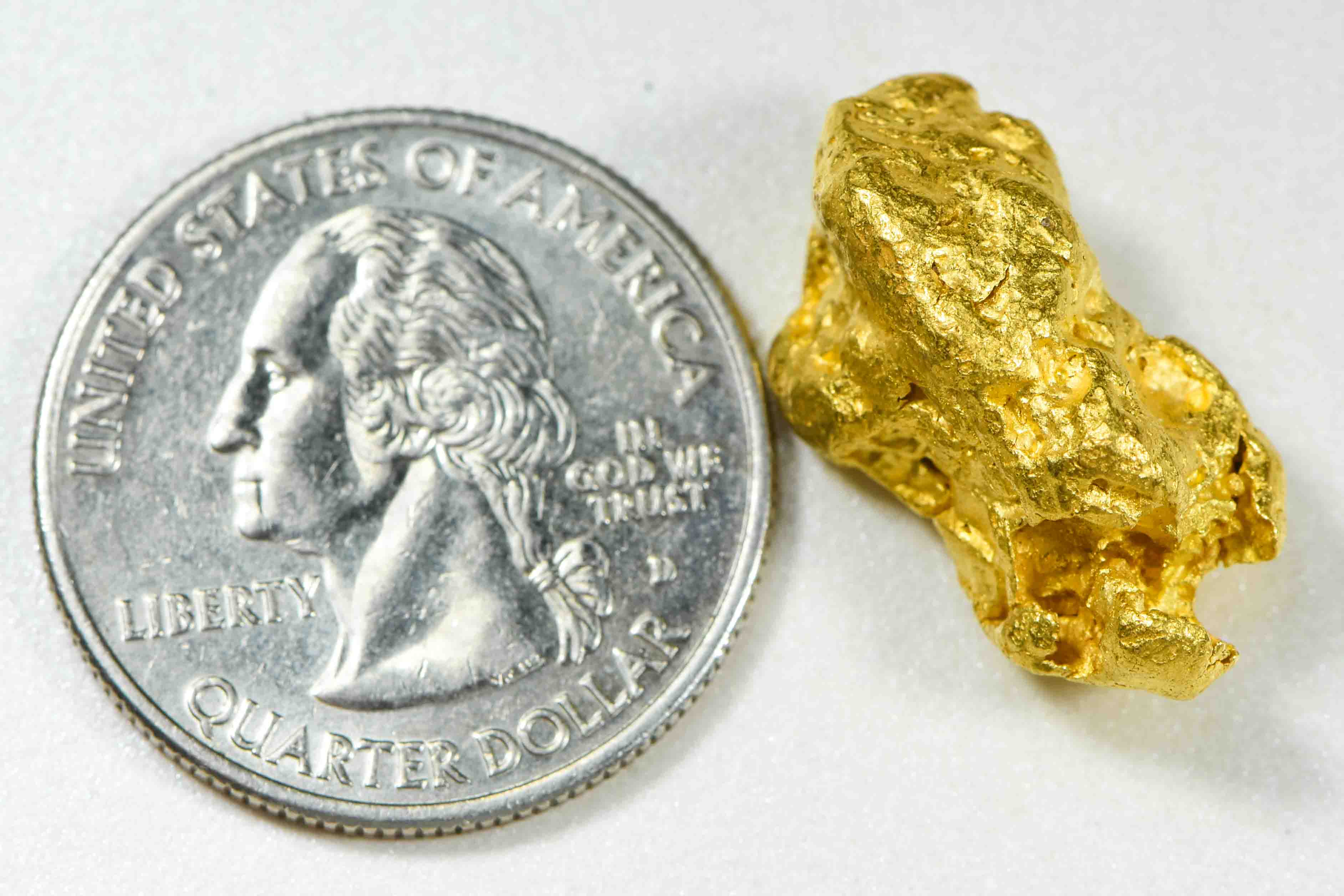 #1085 Natural Gold Nugget Australian 17.95 Grams Genuine