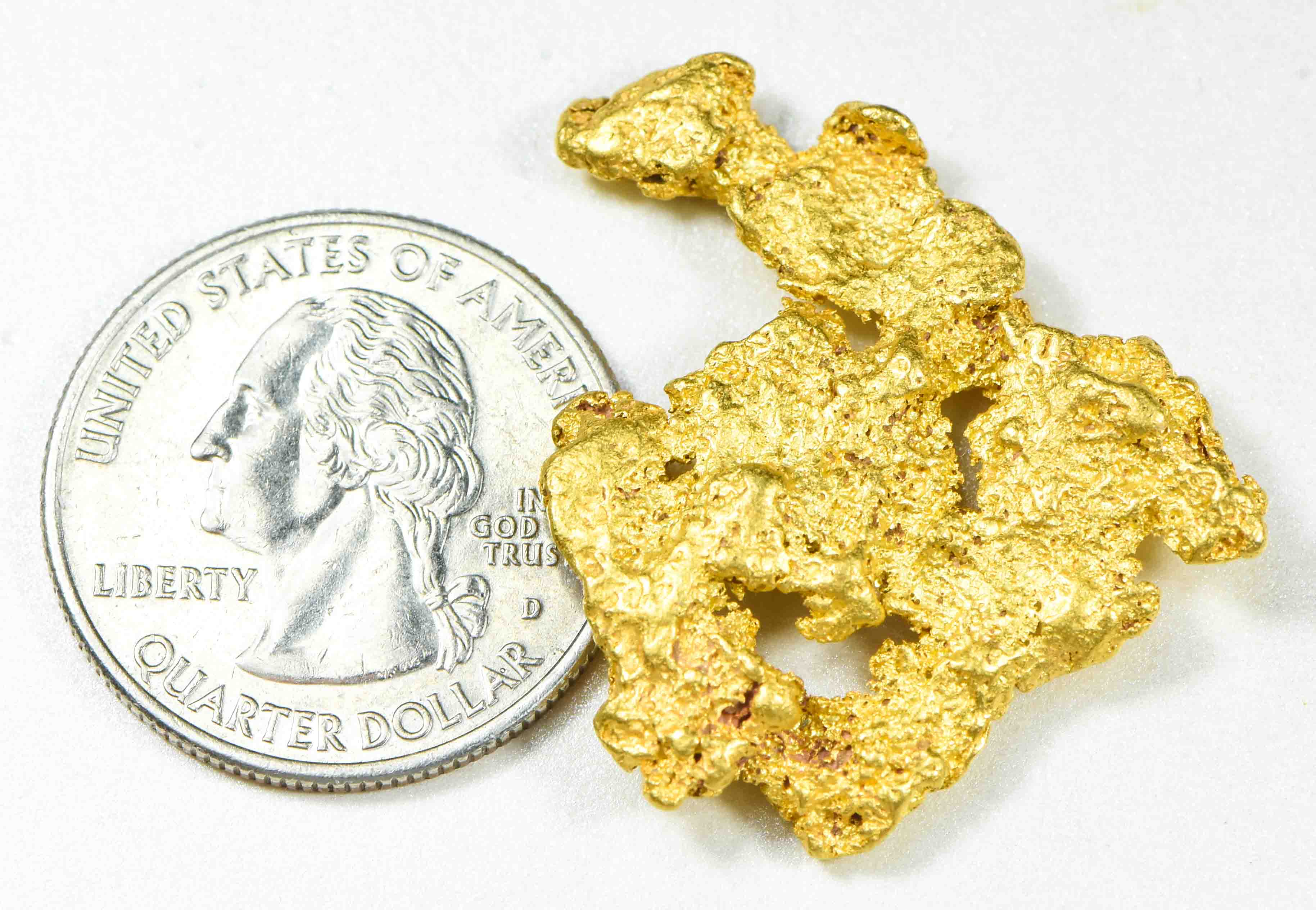 #1089 Natural Gold Nugget Australian 11.86 Grams Genuine