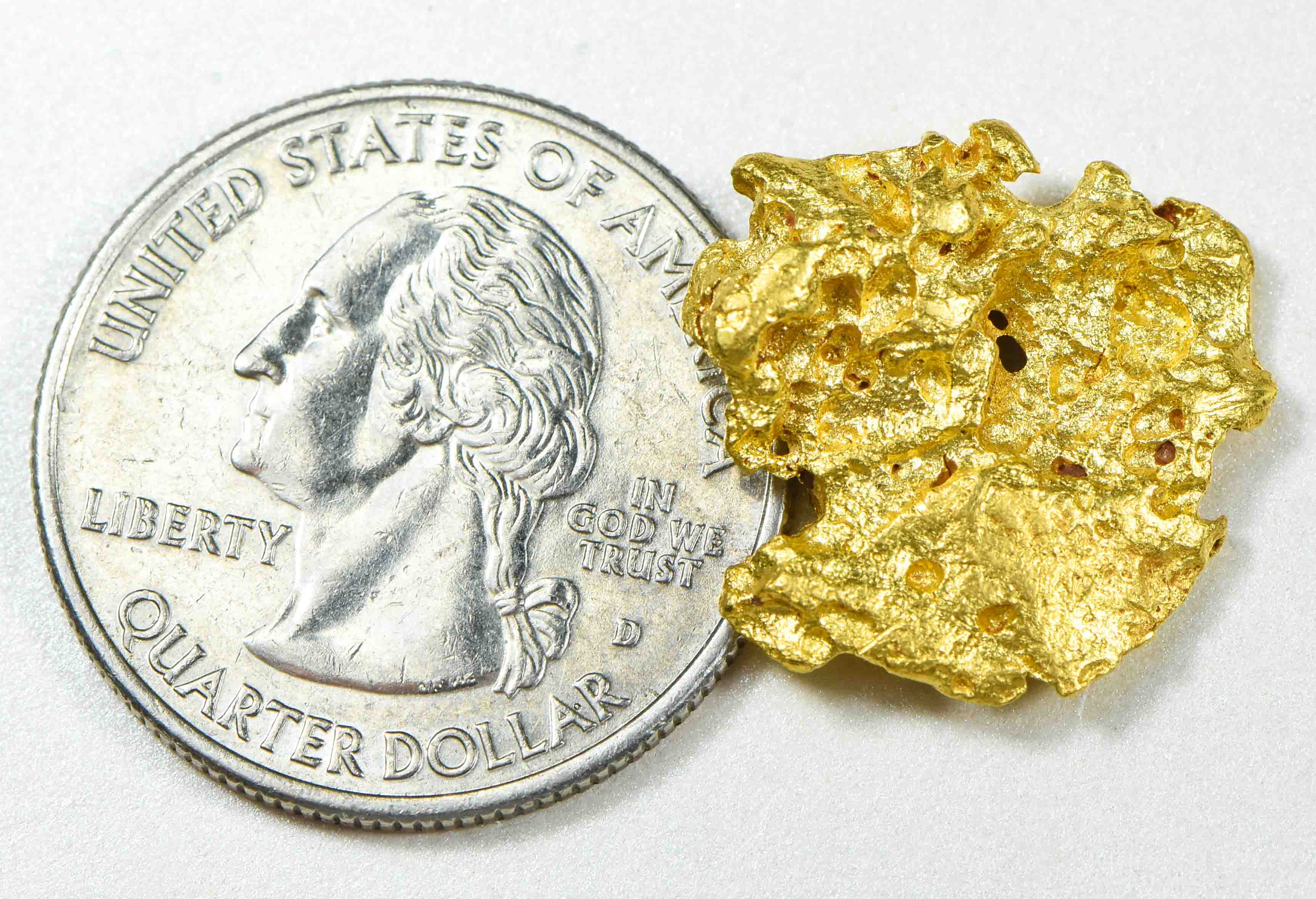 #1094 Natural Gold Nugget Australian 8.55 Grams Genuine