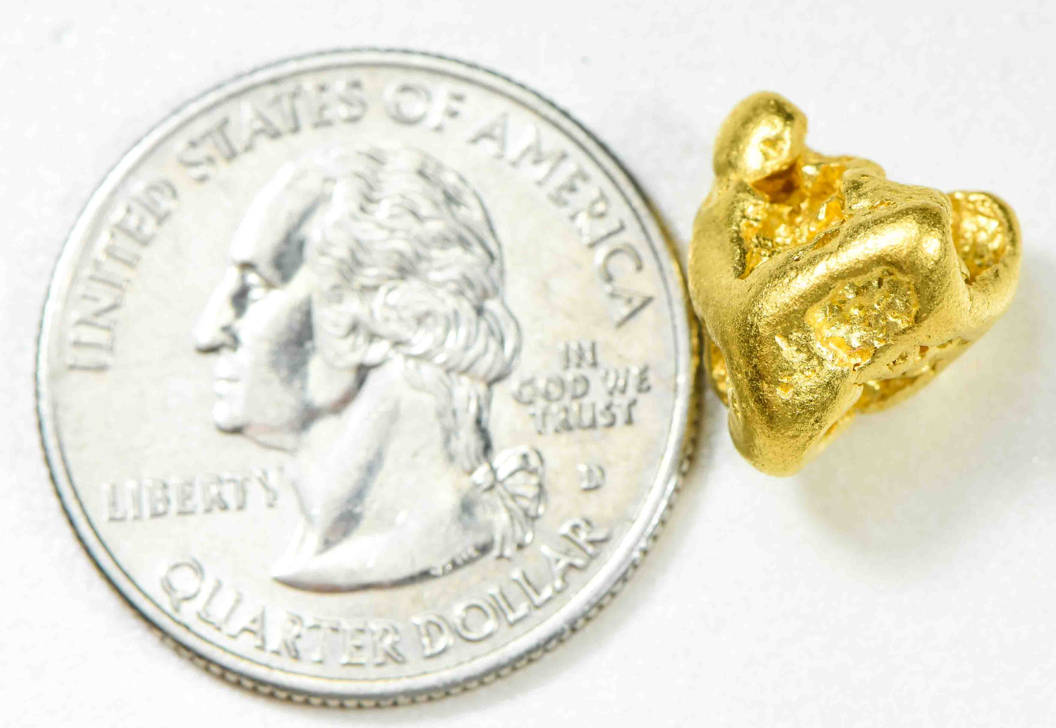 #1125 Natural Gold Nugget Australian 9.60 Grams Genuine