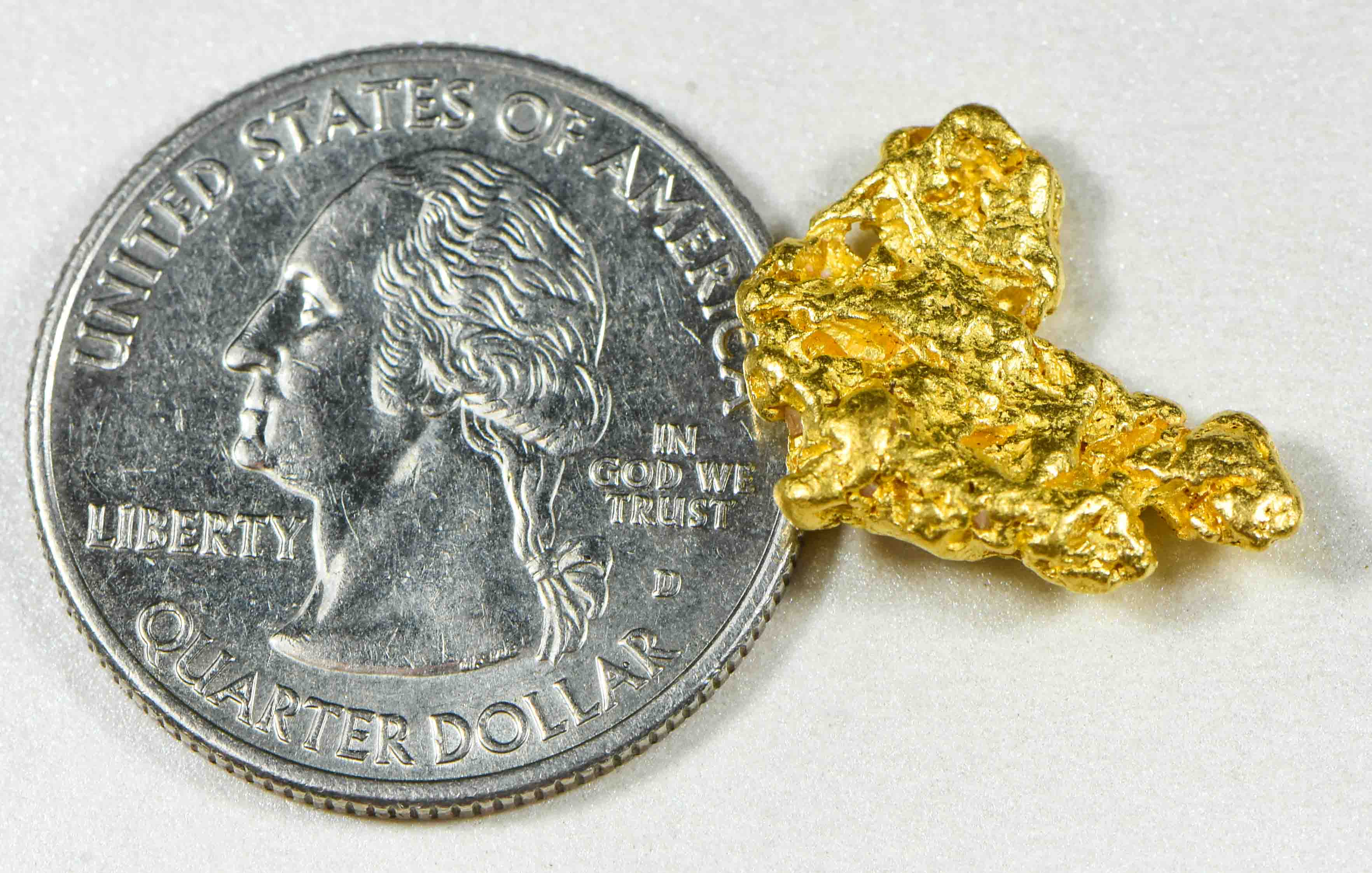 #1009 Natural Gold Nugget Australian 4.11 Grams Genuine