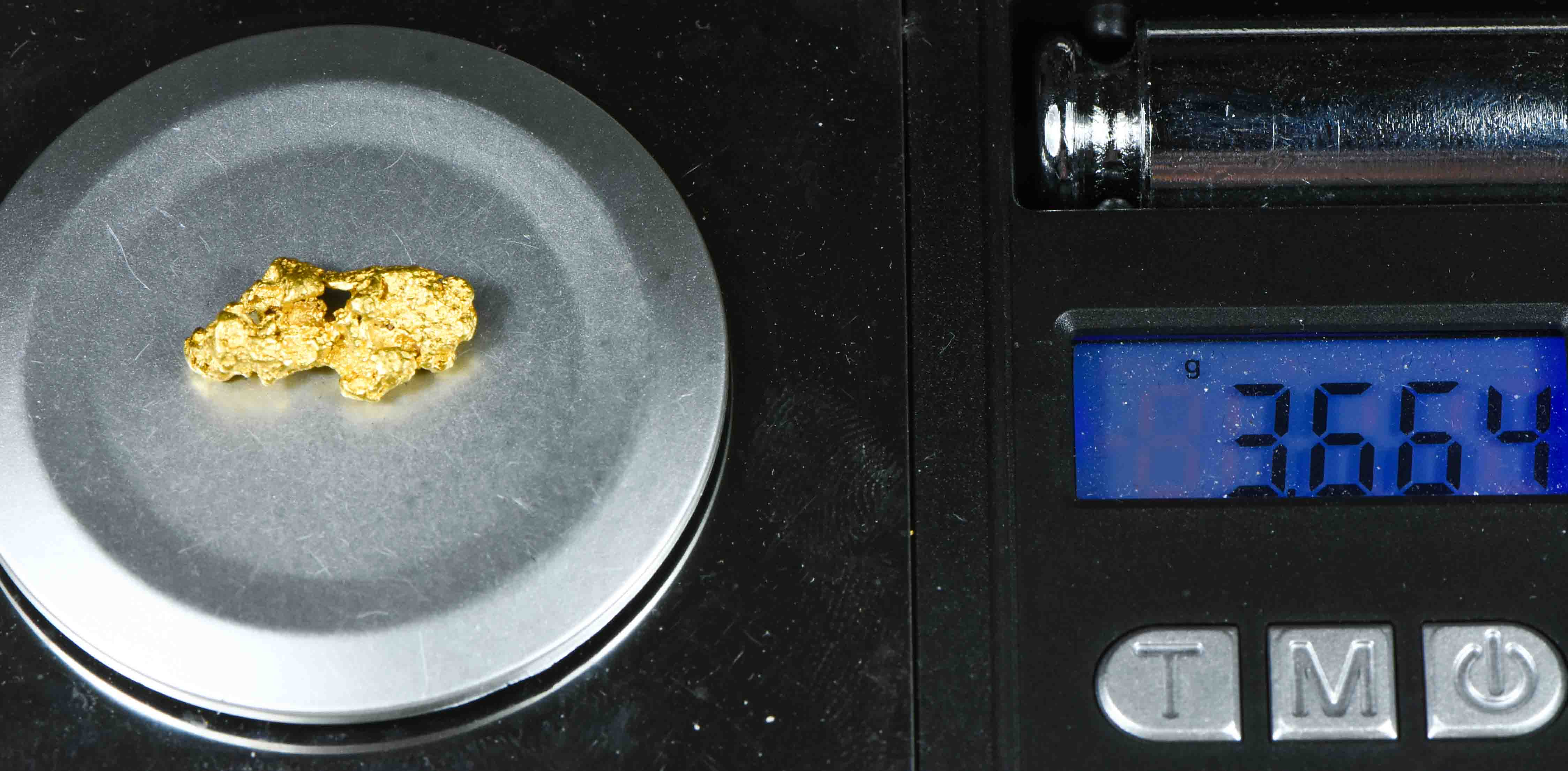 #1012 Natural Gold Nugget Australian 3.66 Grams Genuine