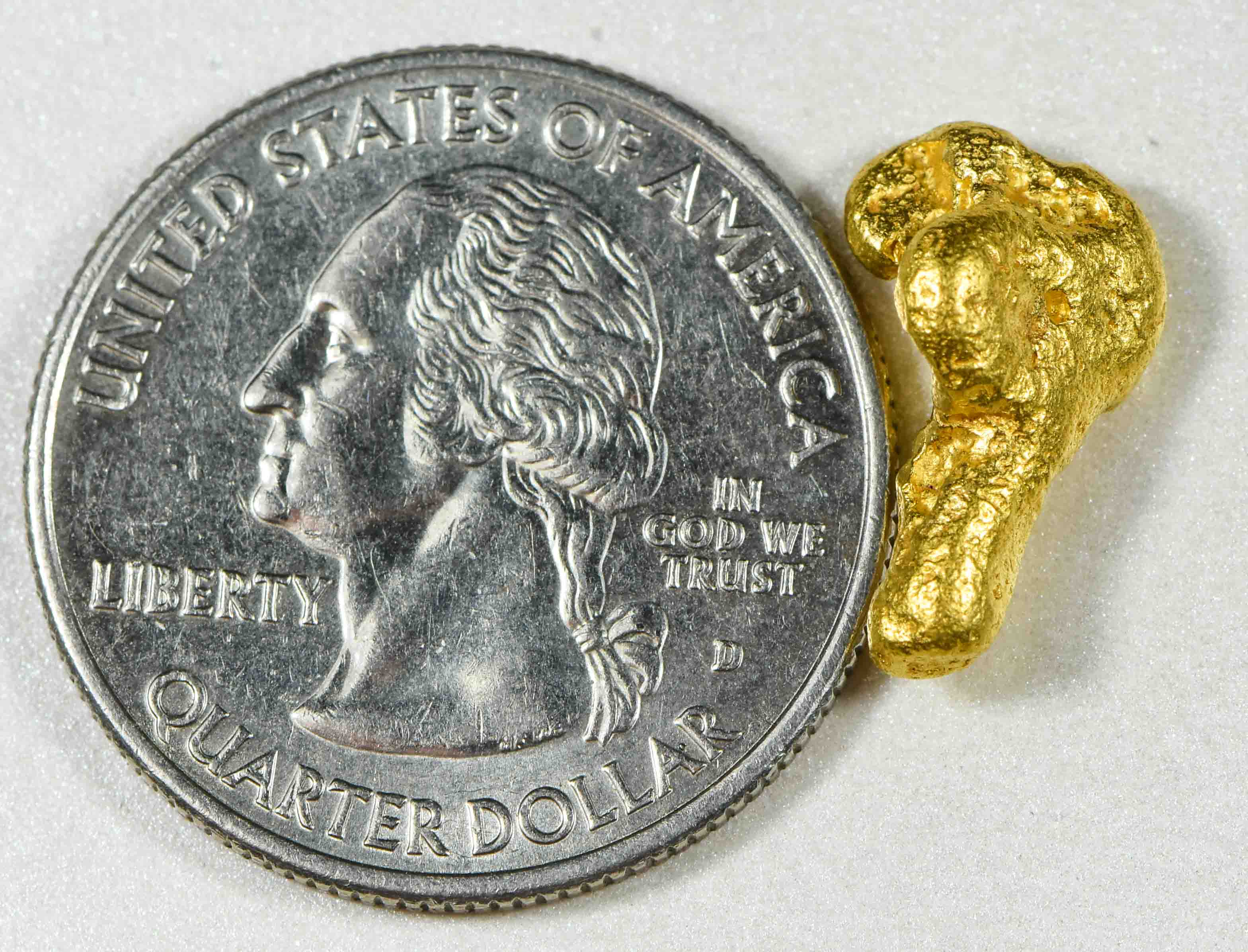 #1032 Natural Gold Nugget Australian 3.95 Grams Genuine