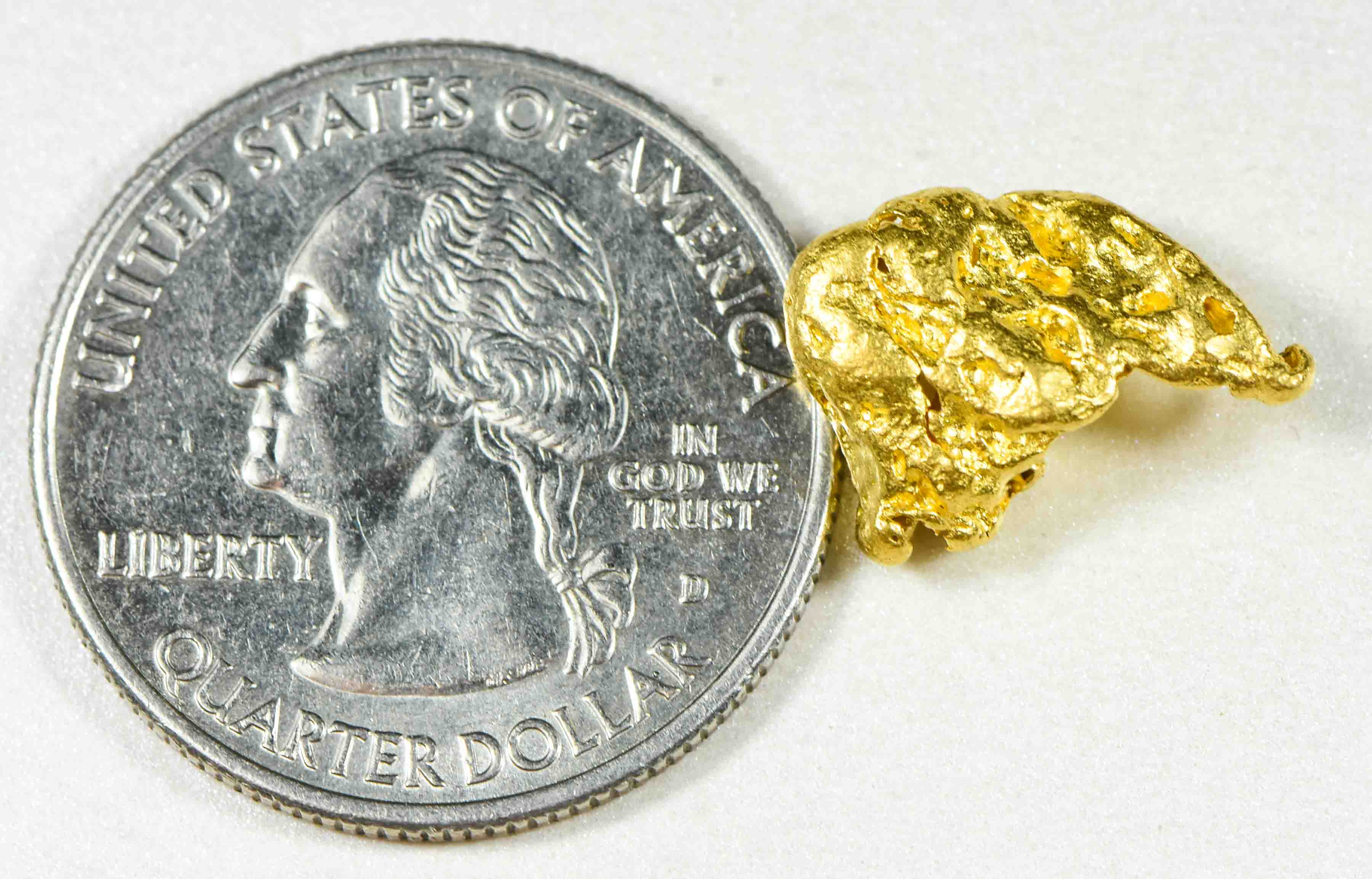 #1036 Natural Gold Nugget Australian 3.86 Grams Genuine