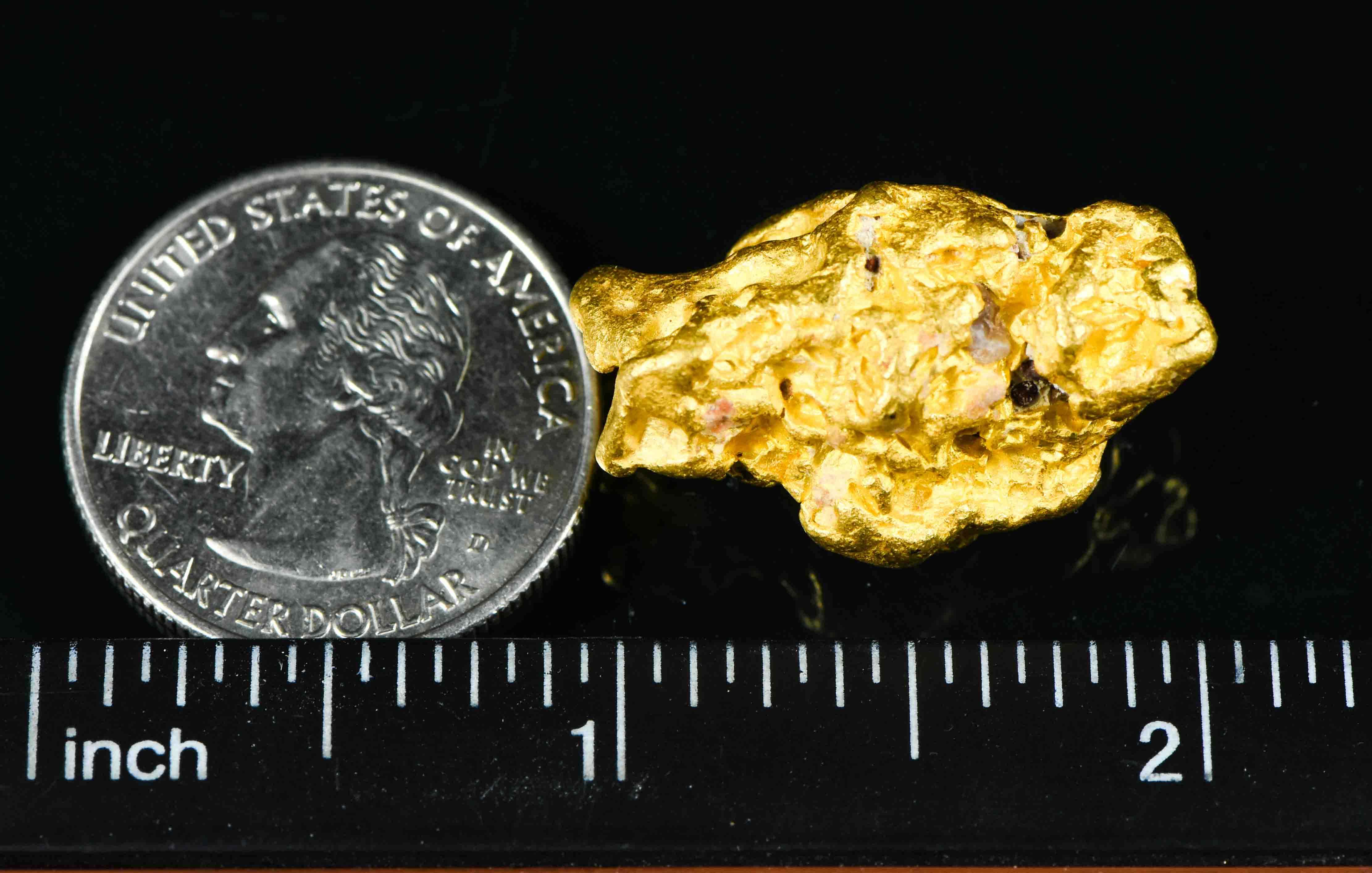 #1201 Natural Gold Nugget Australian 38.91 Grams Genuine