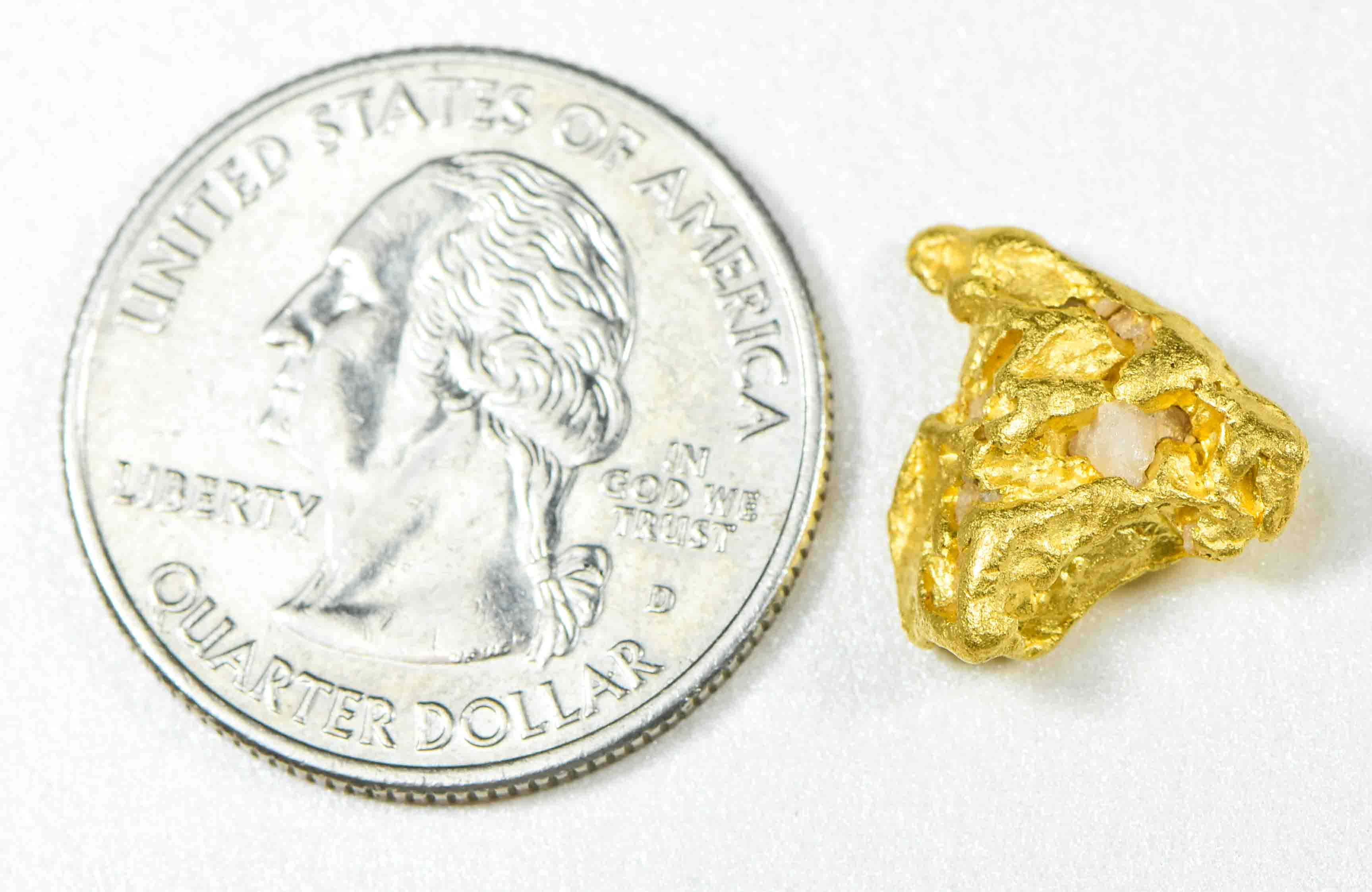 #1101 Natural Gold Nugget Australian 5.01 Grams Genuine