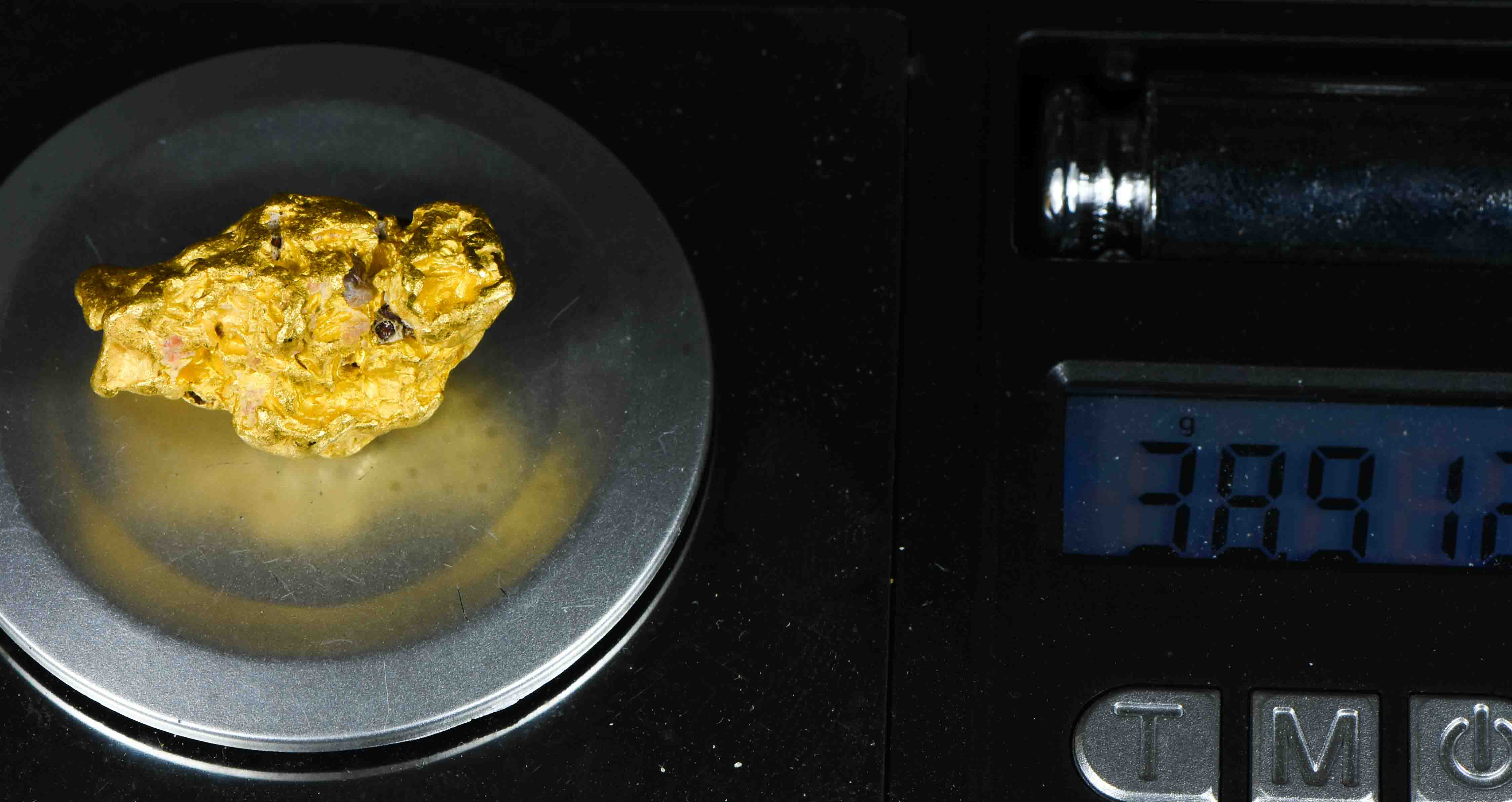 #1201 Natural Gold Nugget Australian 38.91 Grams Genuine