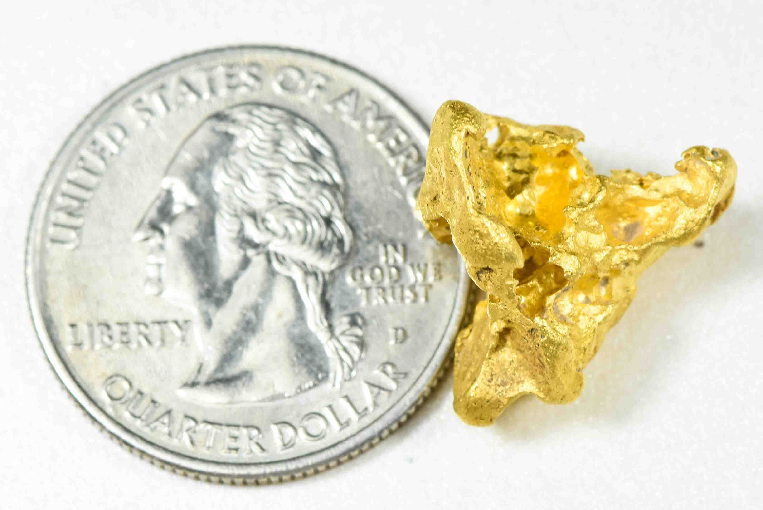 #1087 Natural Gold Nugget Australian 10.14 Grams Genuine