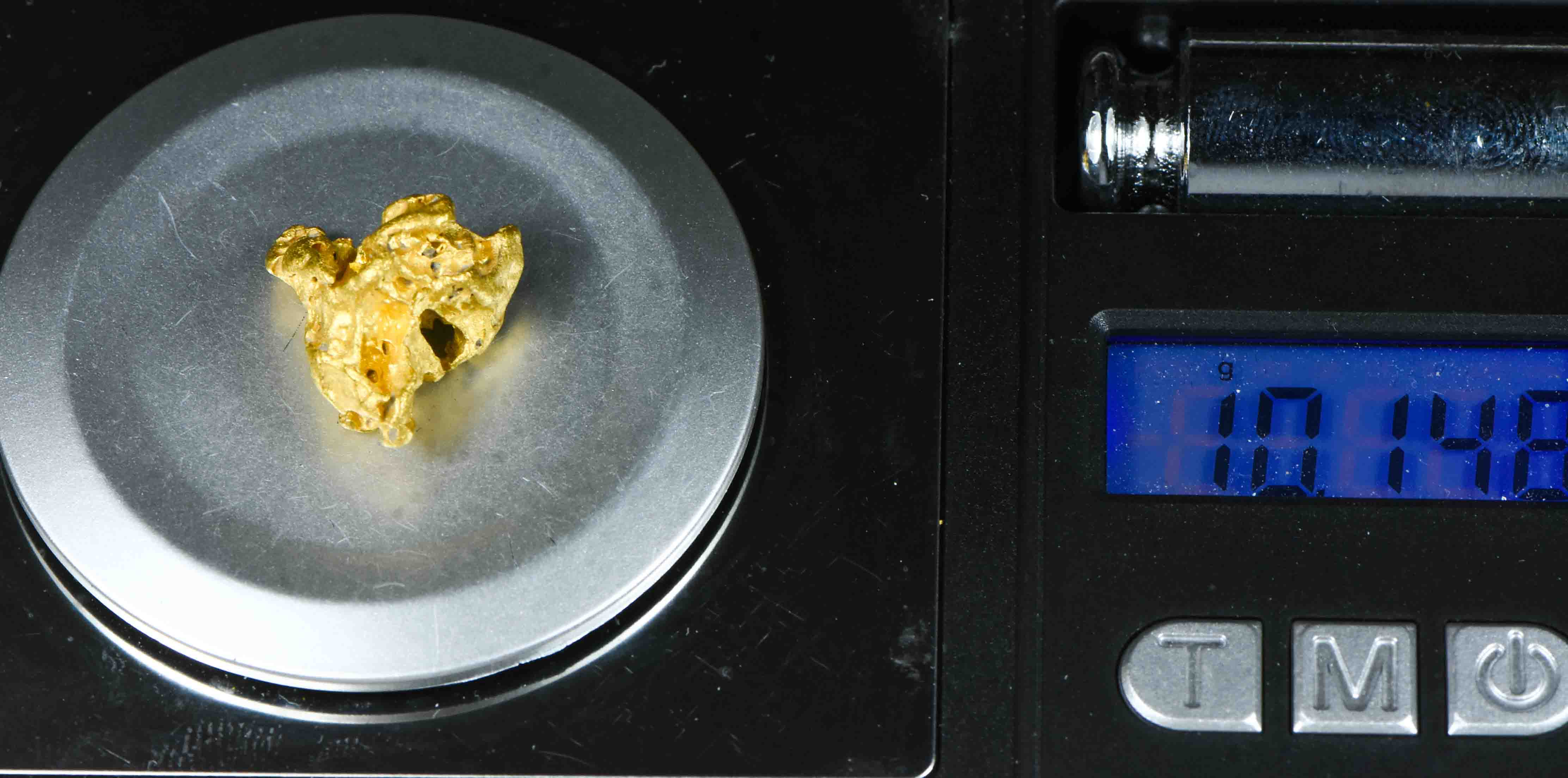 #1087 Natural Gold Nugget Australian 10.14 Grams Genuine