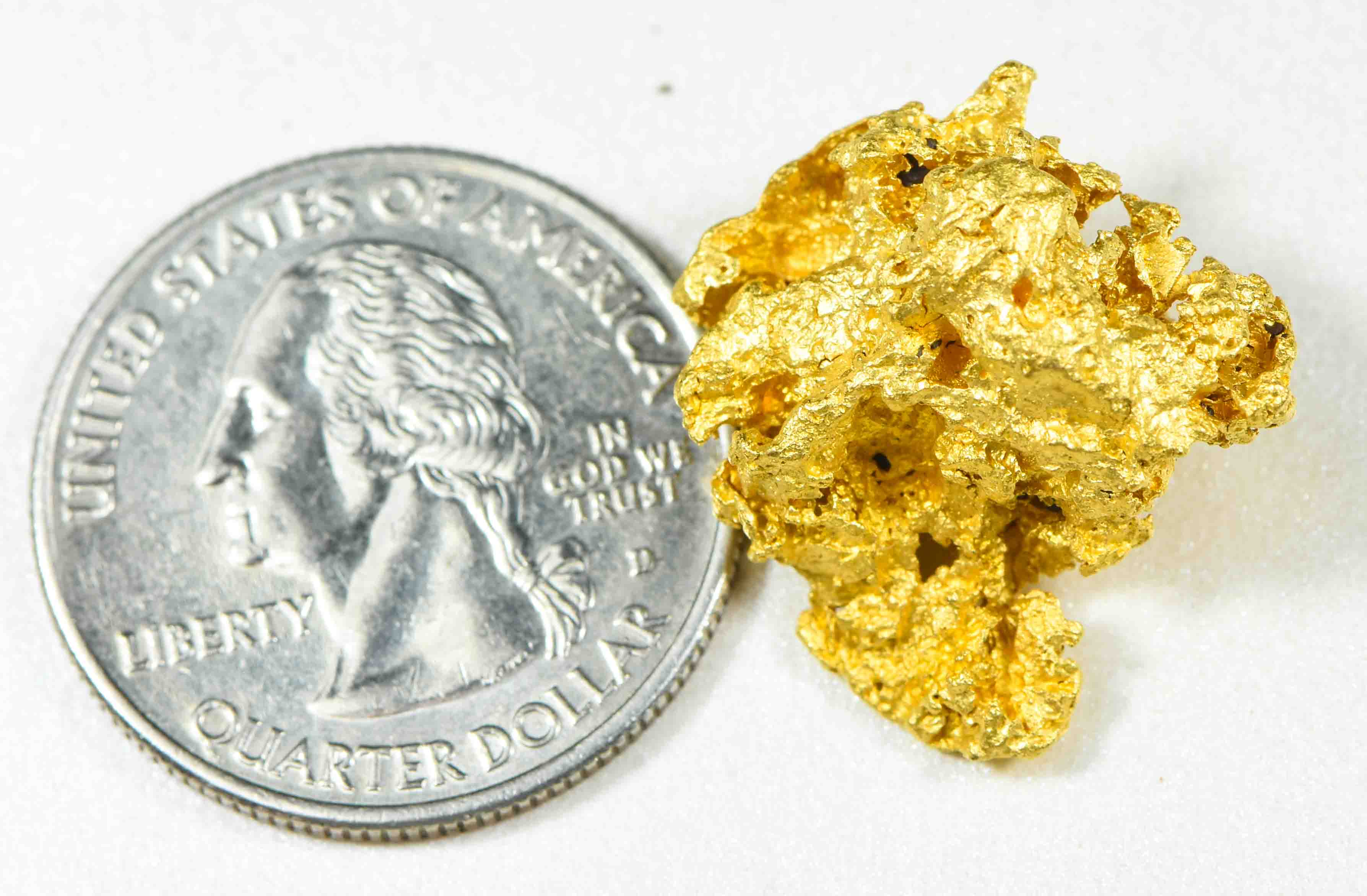 #1094 Natural Gold Nugget Australian 13.72 Grams Genuine