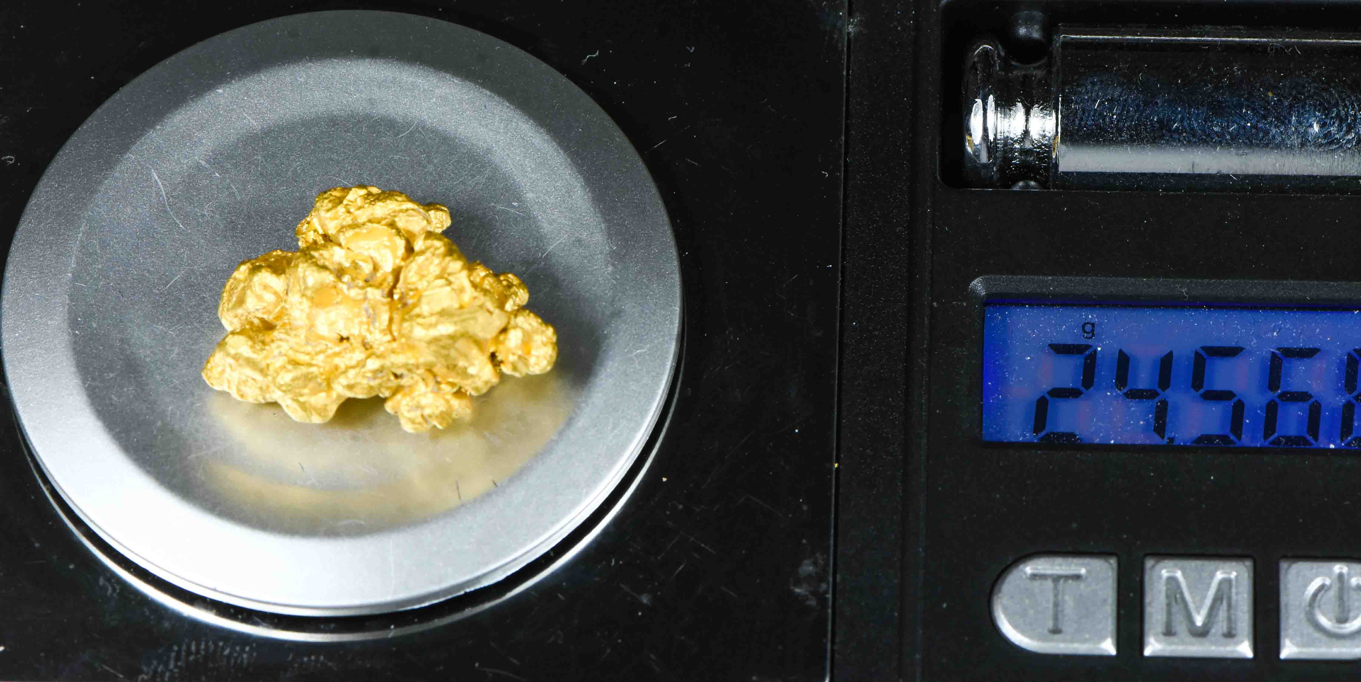 #1209 Natural Gold Nugget Australian 24.56 Grams Genuine