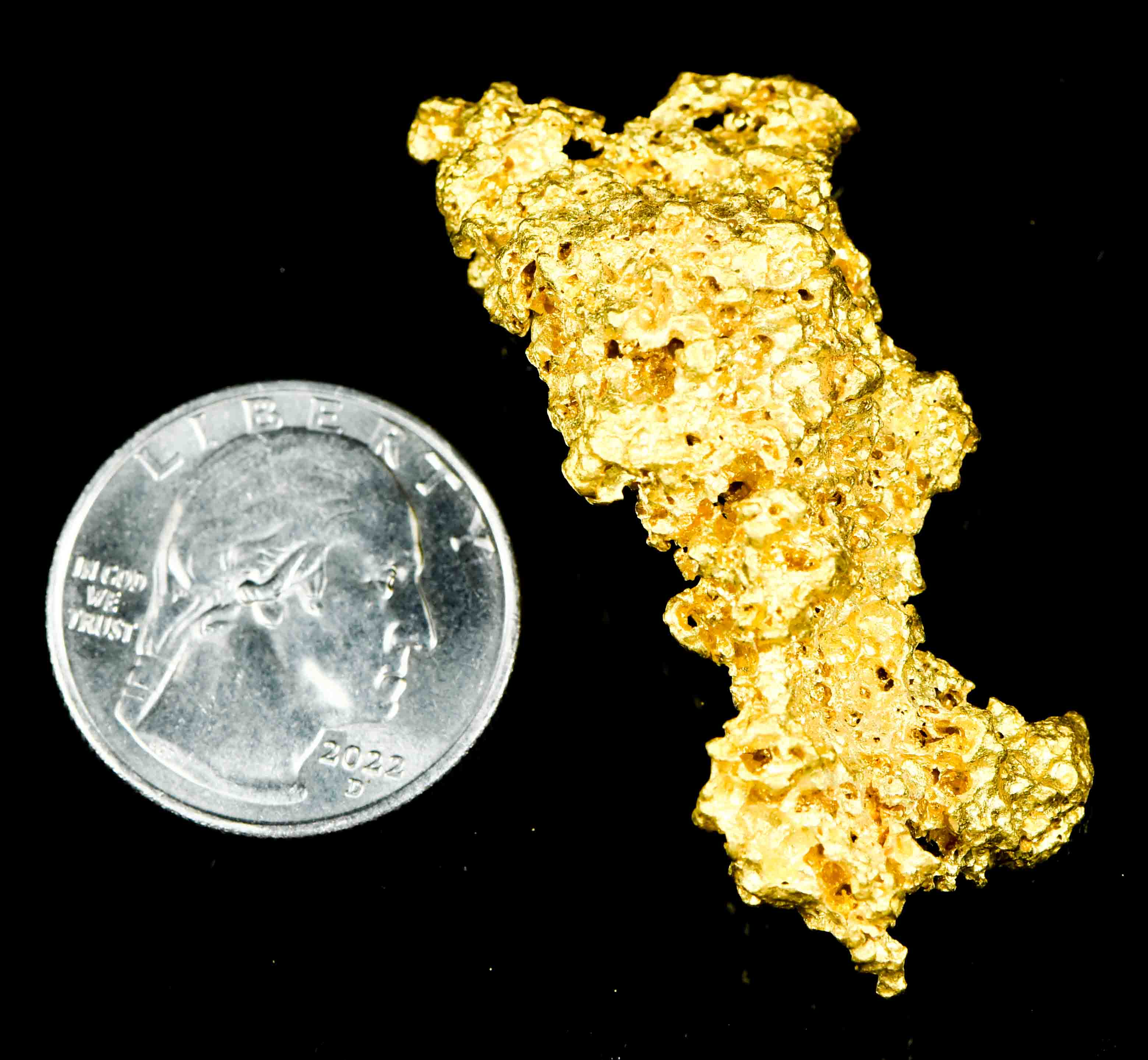 Large Australian Gold Nugget 57.78 Grams 1.85 Troy Ounces