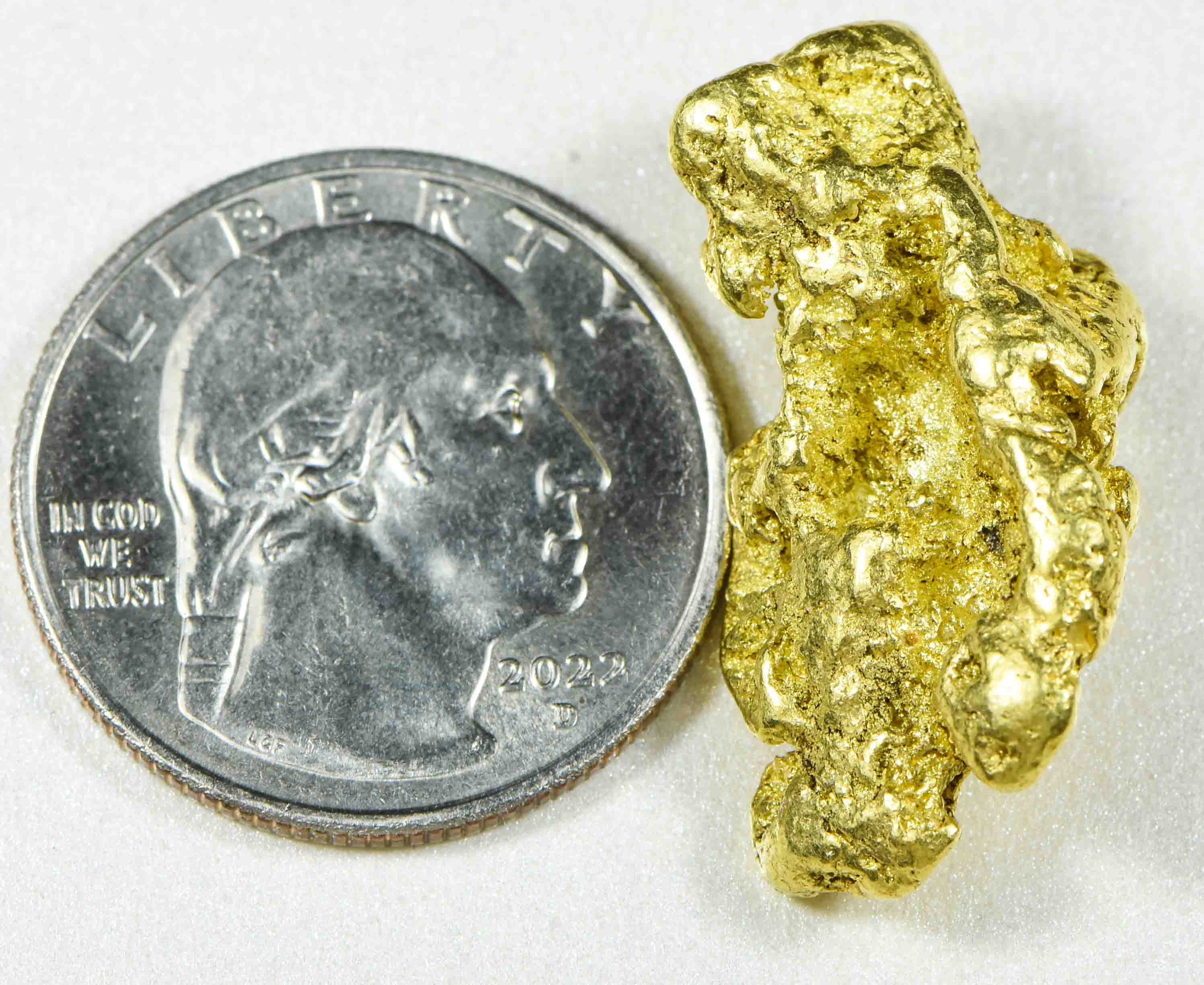 #371 Alaskan BC Natural Gold Nugget 17.97 Grams Genuine