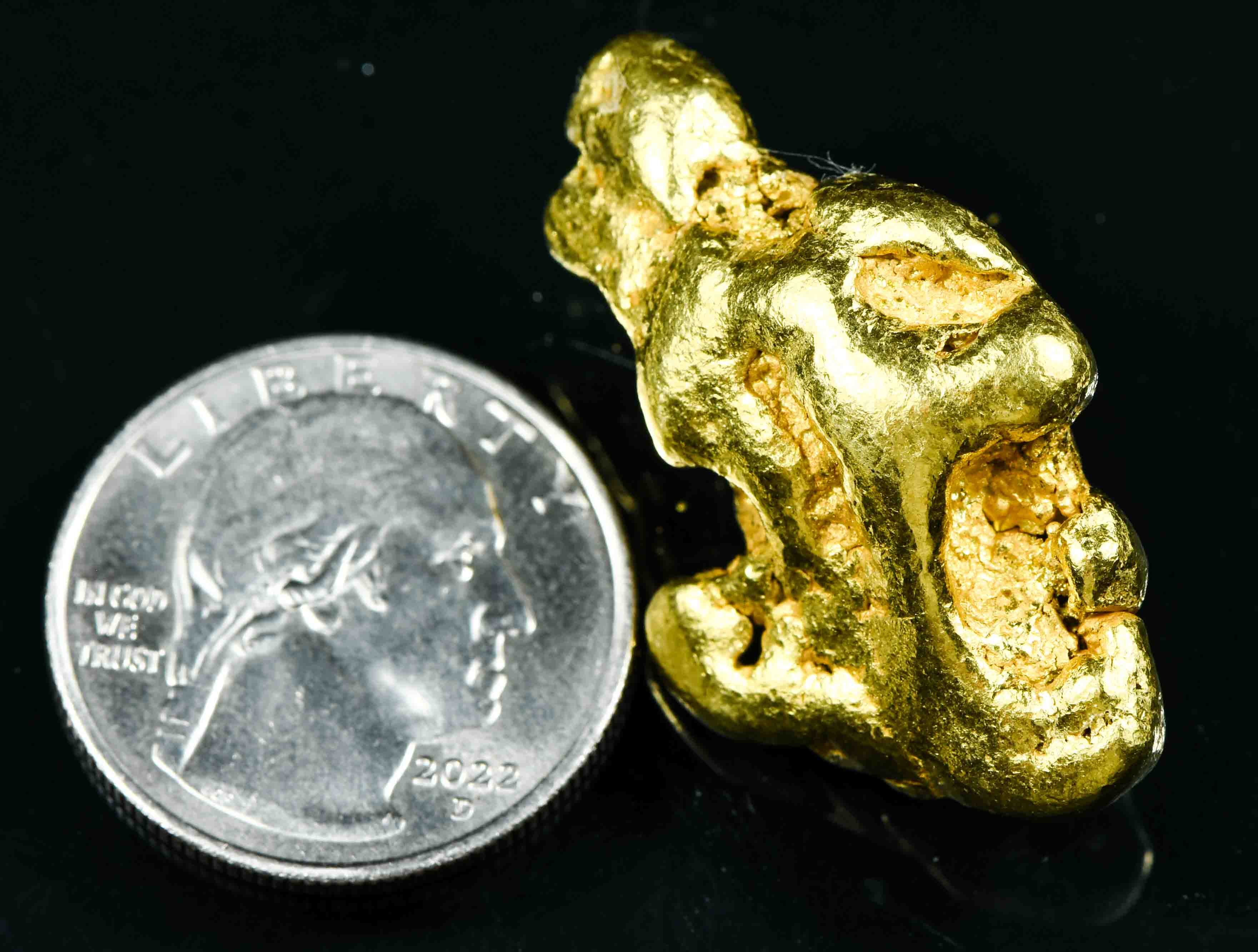 #549 Large Alaskan BC Gold Nugget 40.43 Grams Genuine