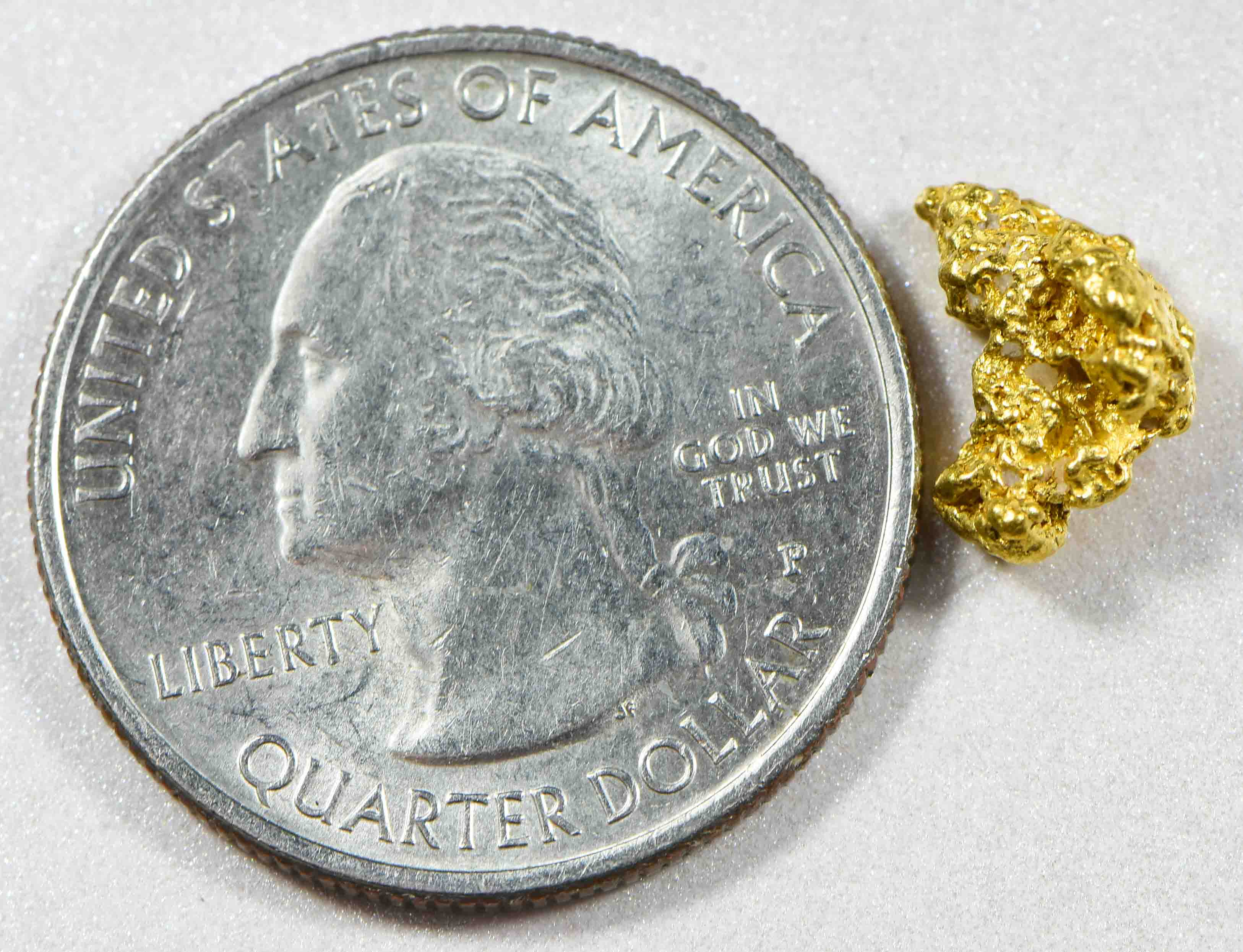 #744 Natural Gold Nugget Australian 1.62 Grams Genuine