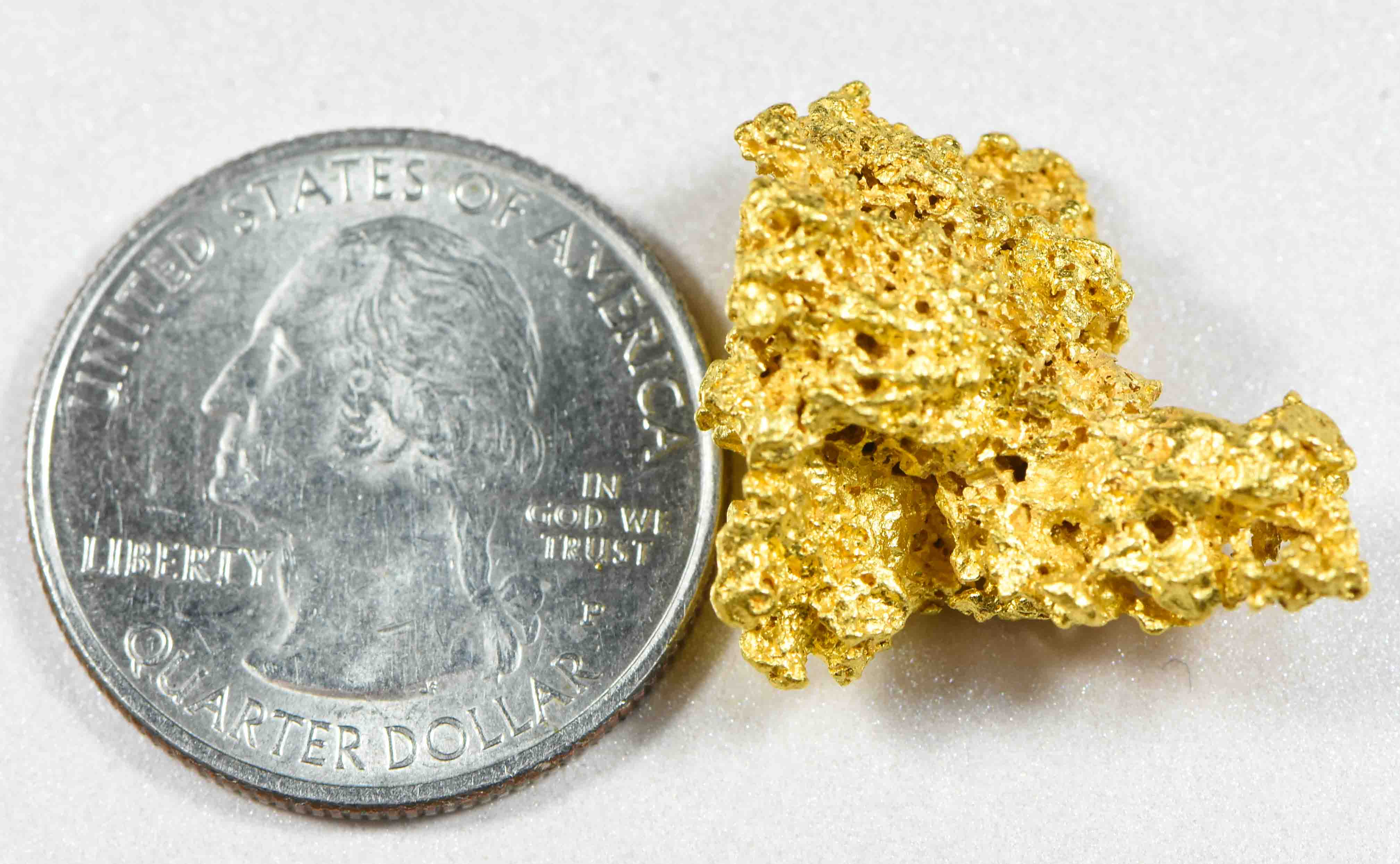 #1109 Natural Gold Nugget Australian 15.57 Grams Genuine