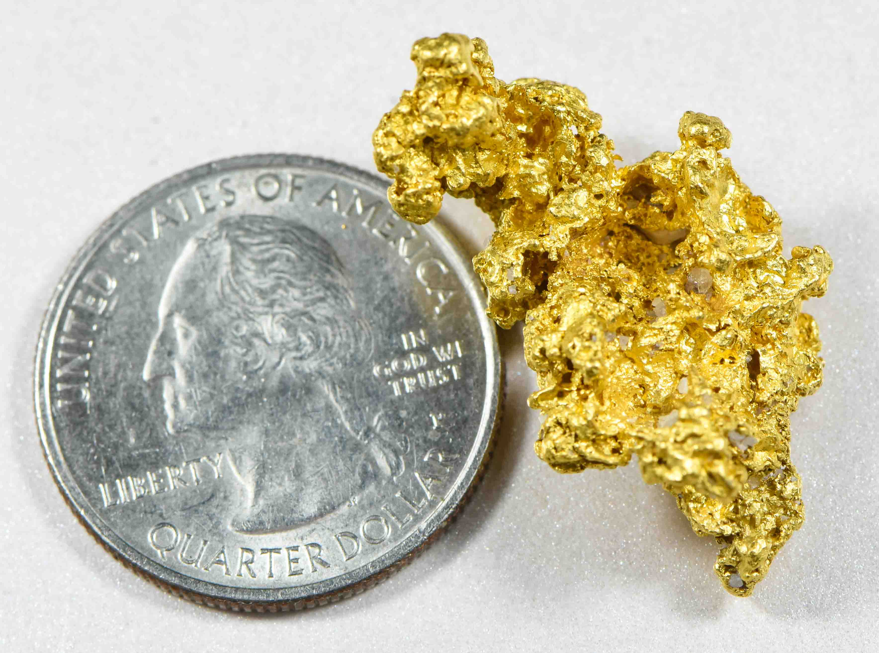 #1112 Natural Gold Nugget Australian 12.77 Grams Genuine