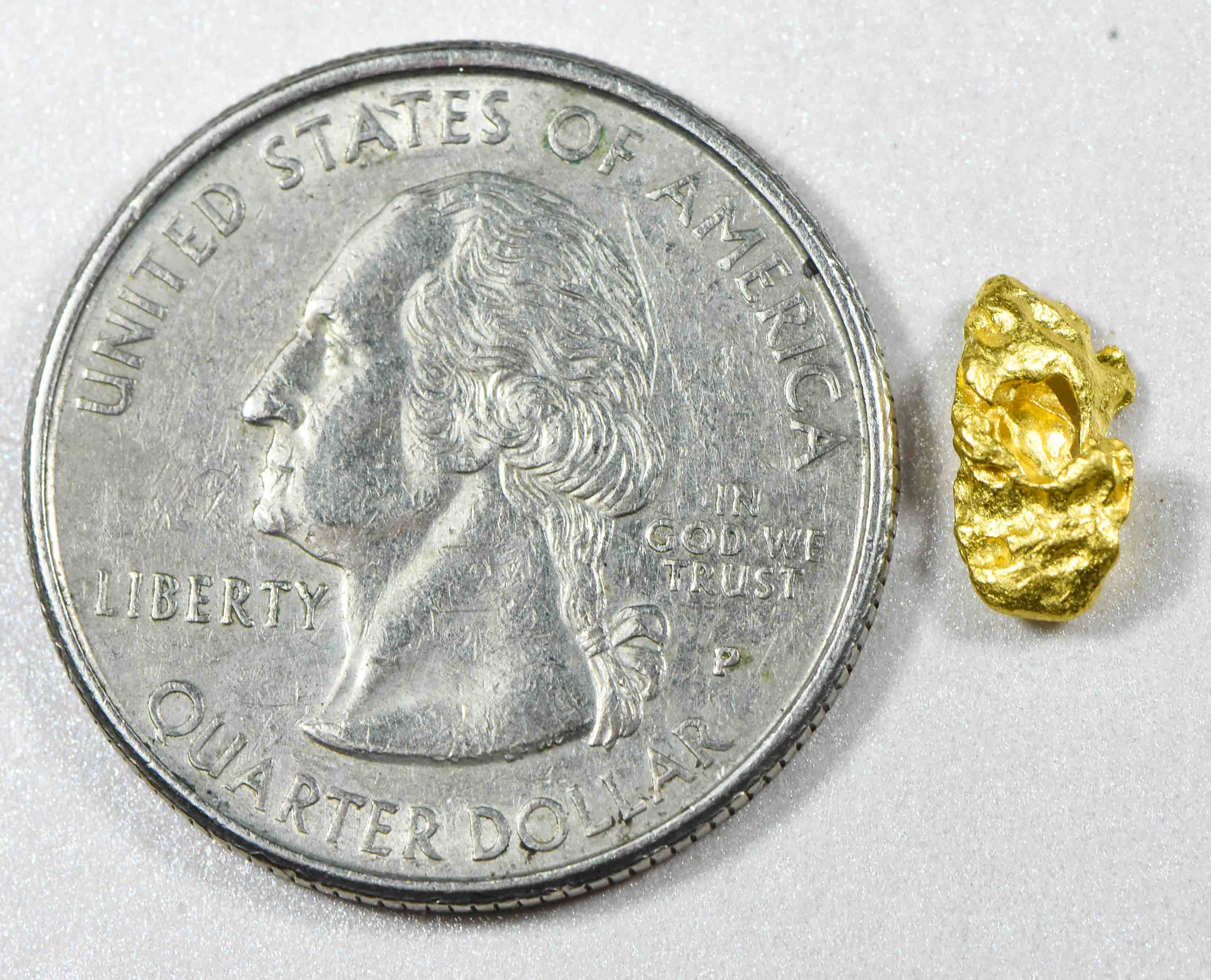 #727 Natural Gold Nugget Australian .72 Grams Genuine