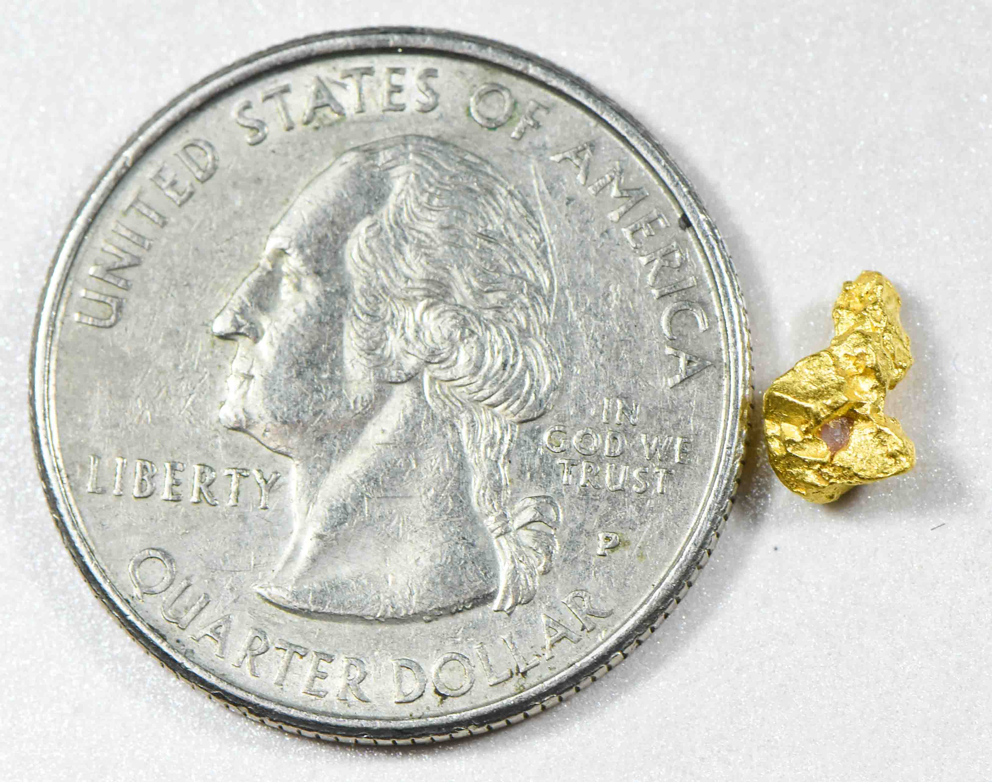 #748 Natural Gold Nugget Australian .77 Grams Genuine