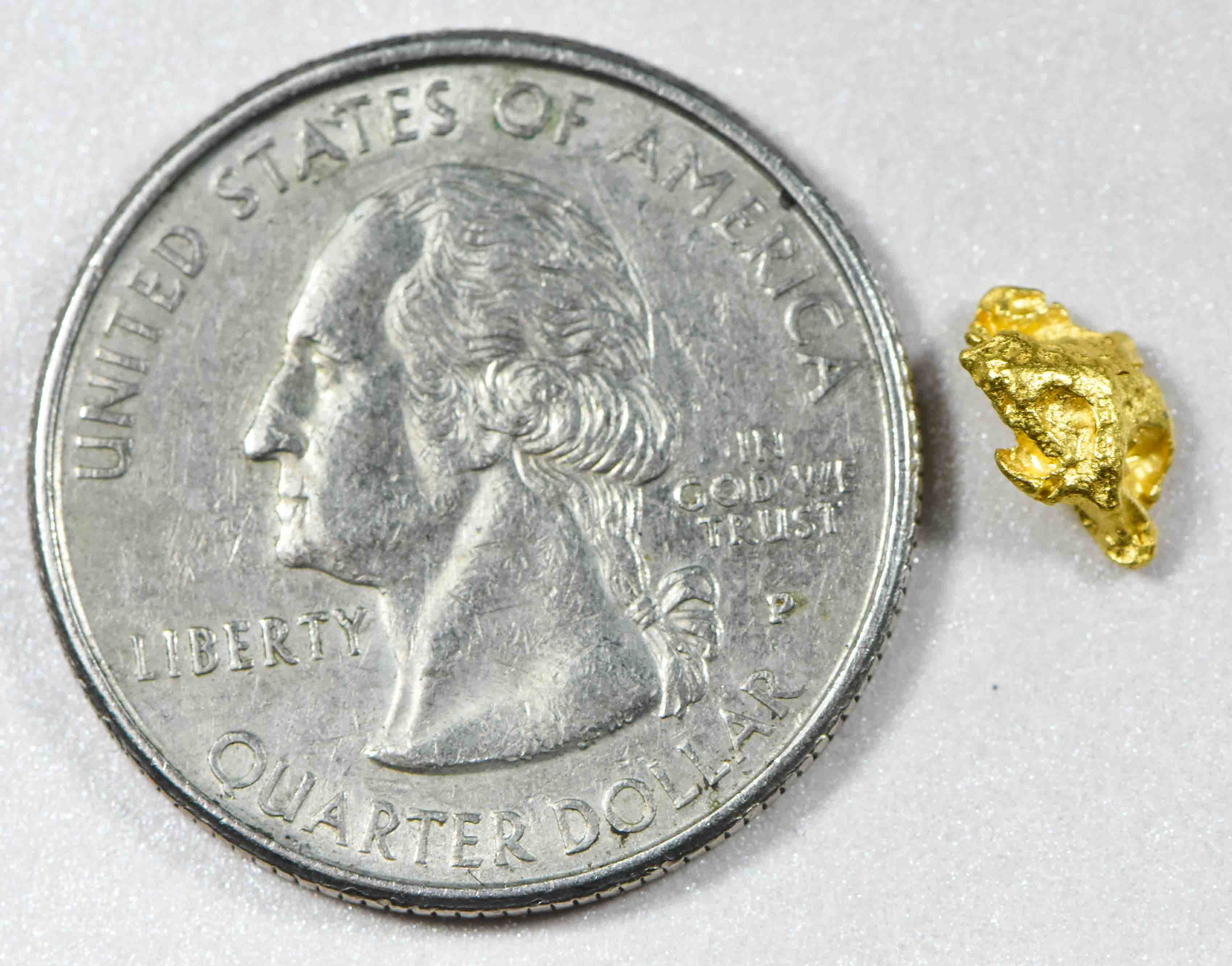 #749 Natural Gold Nugget Australian .77 Grams Genuine