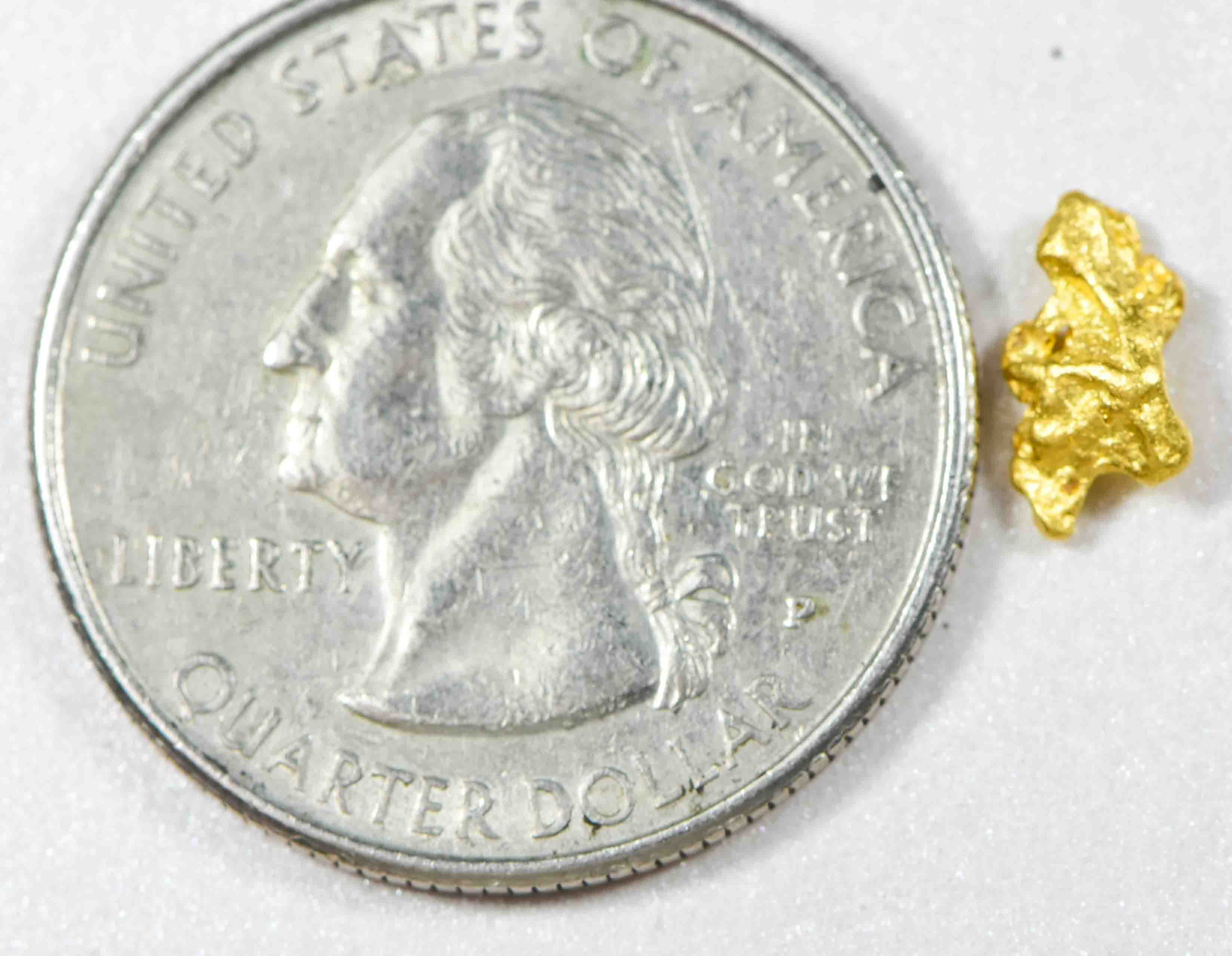 #827 Natural Gold Nugget Australian .54 Grams Genuine