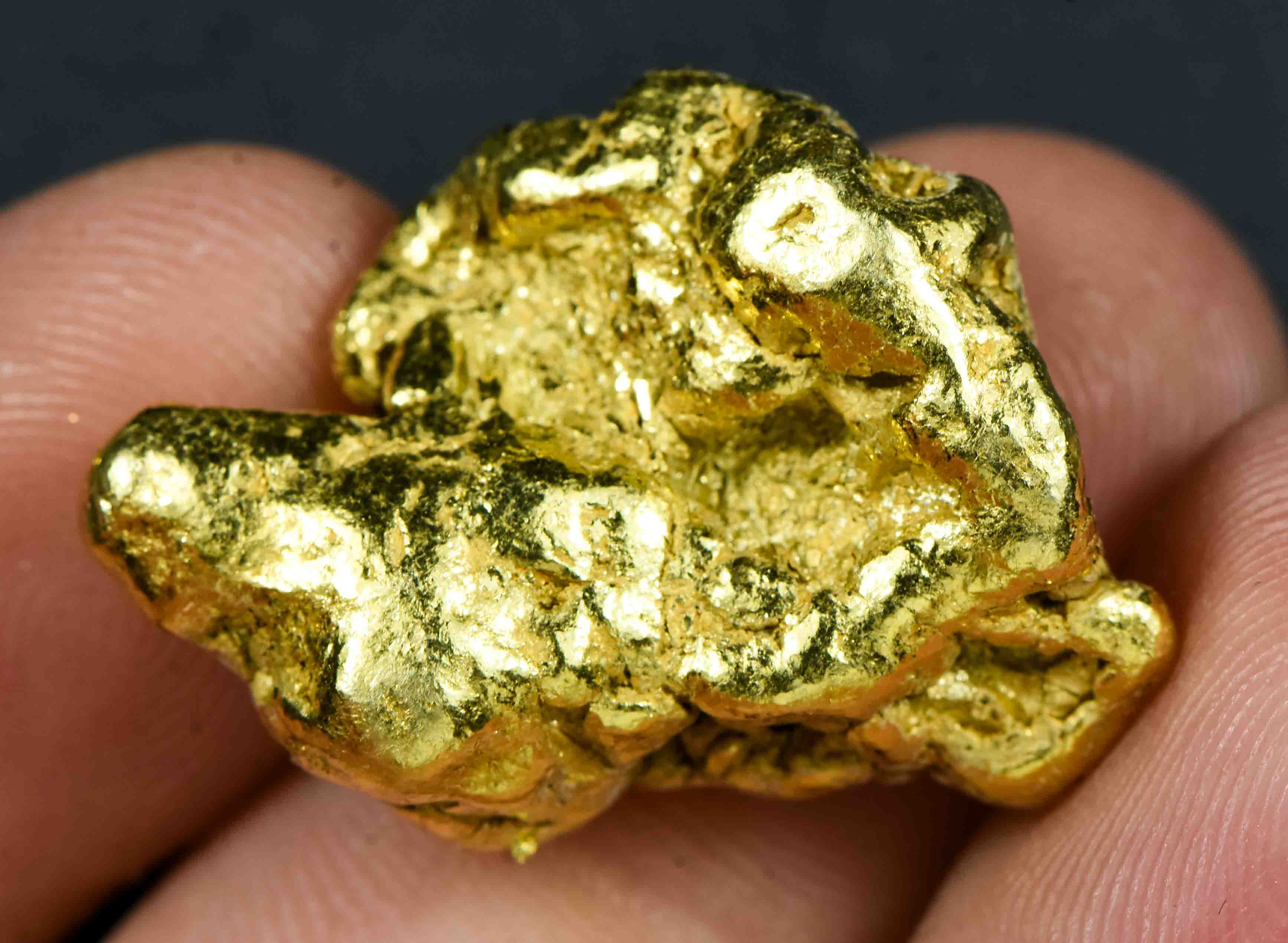 #551 Large Alaskan BC Gold Nugget 28.24 Grams Genuine