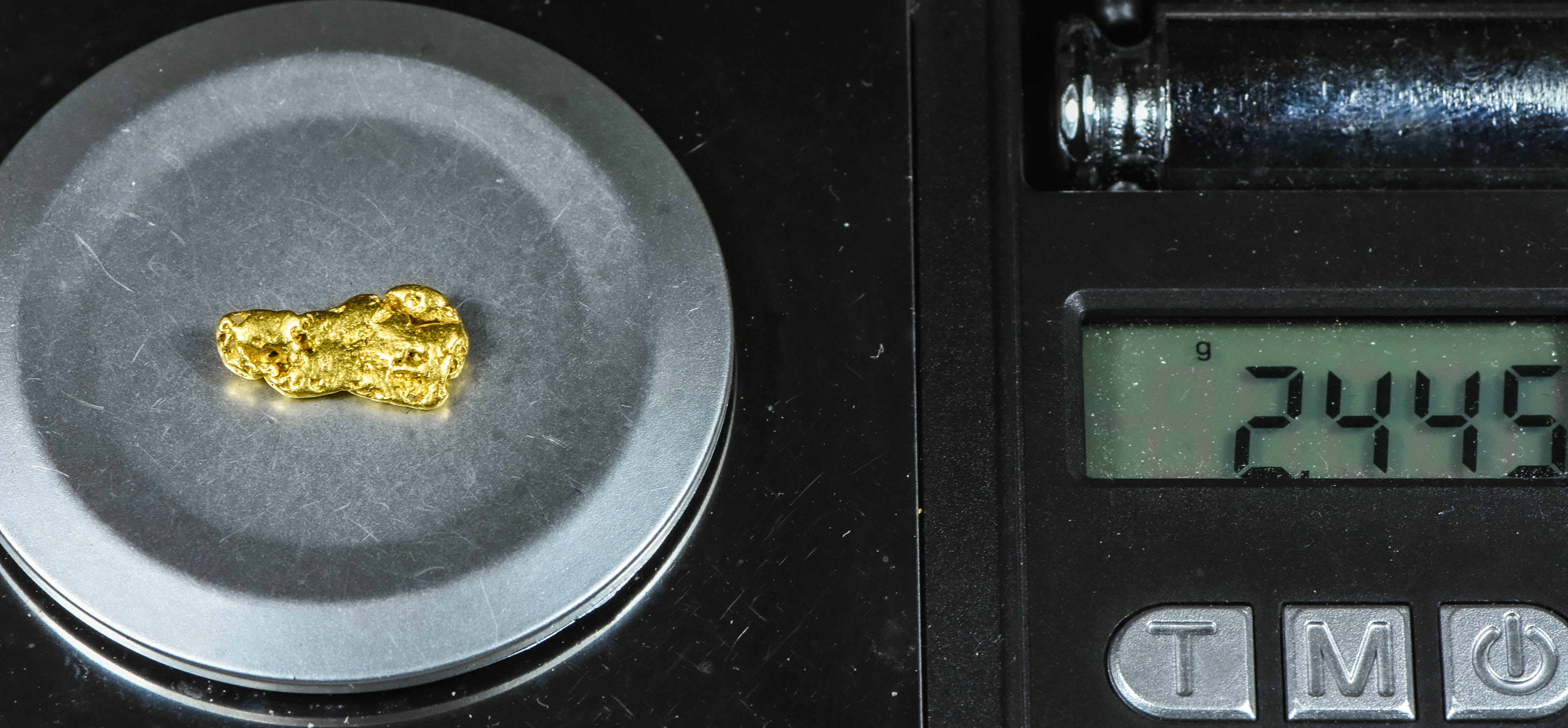 #306 Alaskan BC Natural Gold Nugget 2.44 Grams Genuine