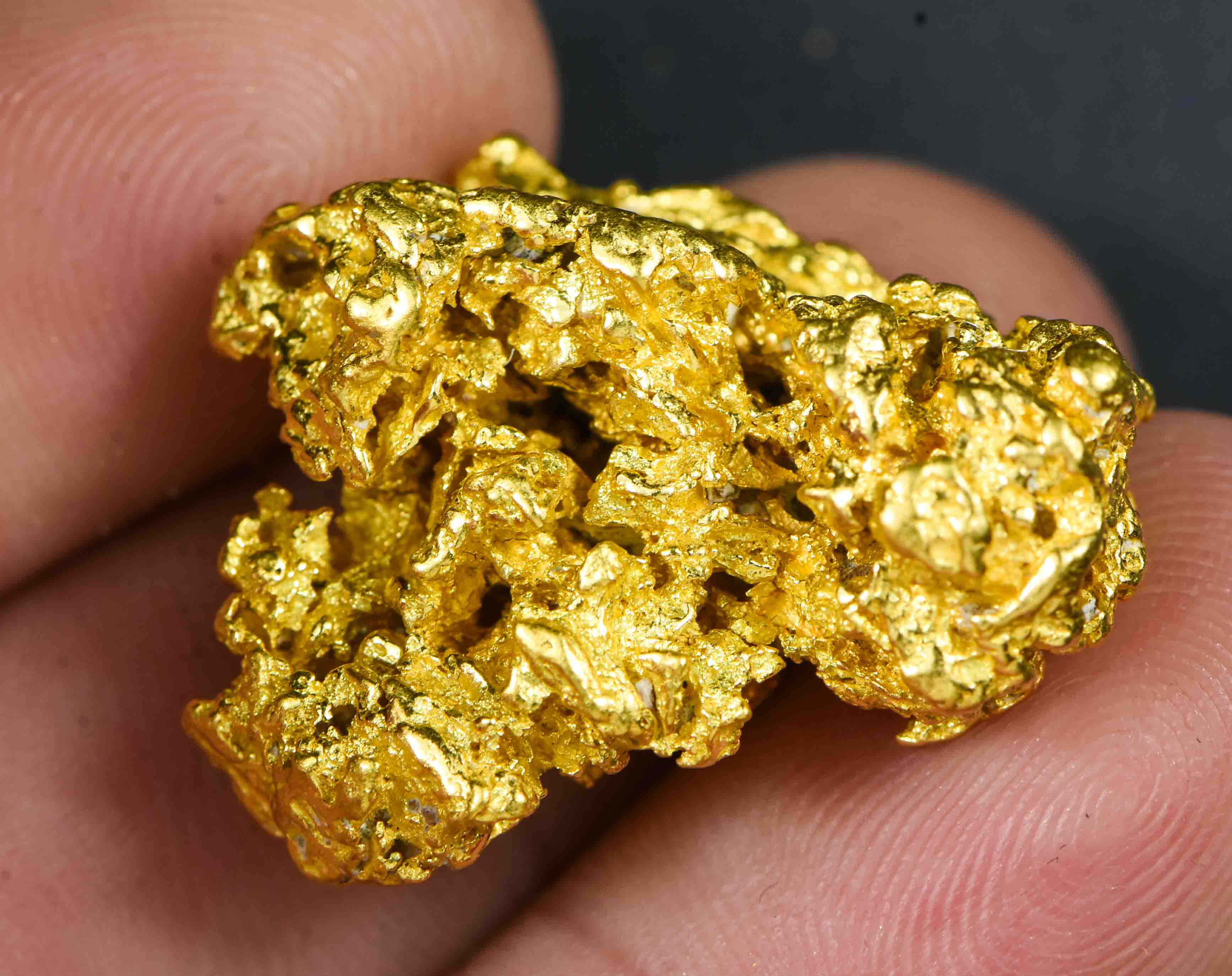 #1238 Natural Gold Nugget Australian 26.20 Grams Genuine