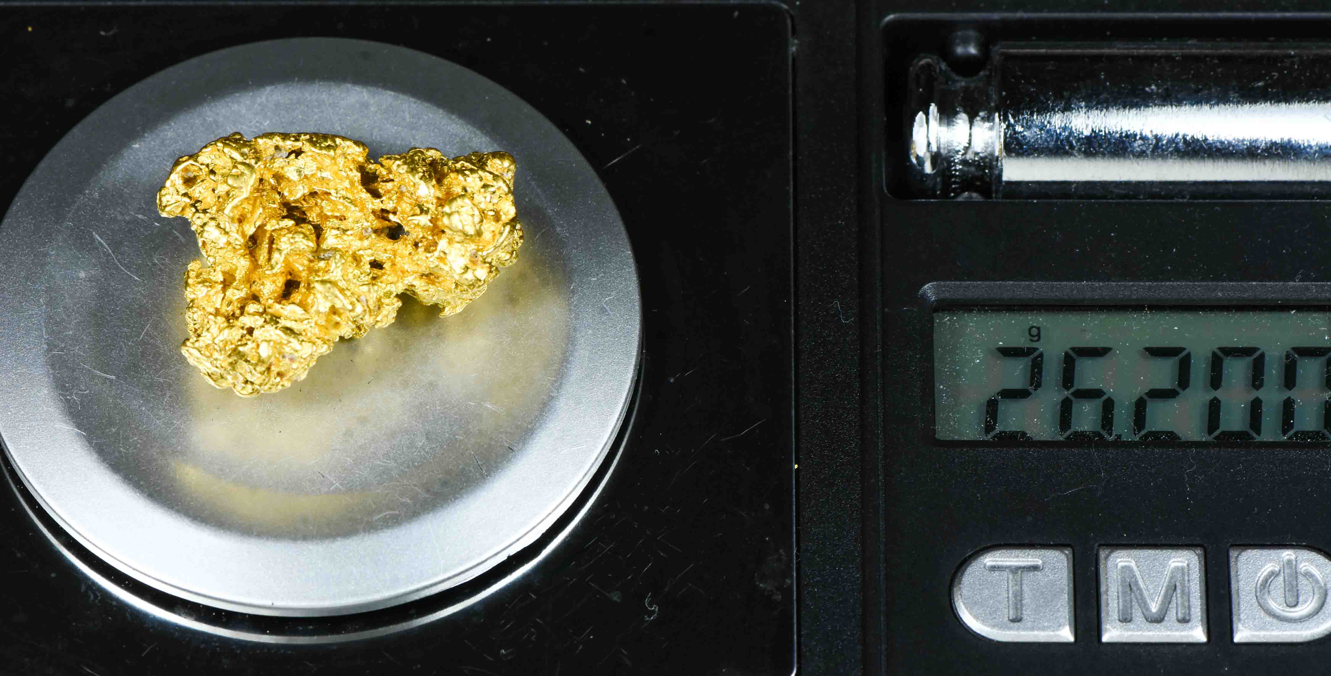 #1238 Natural Gold Nugget Australian 26.20 Grams Genuine