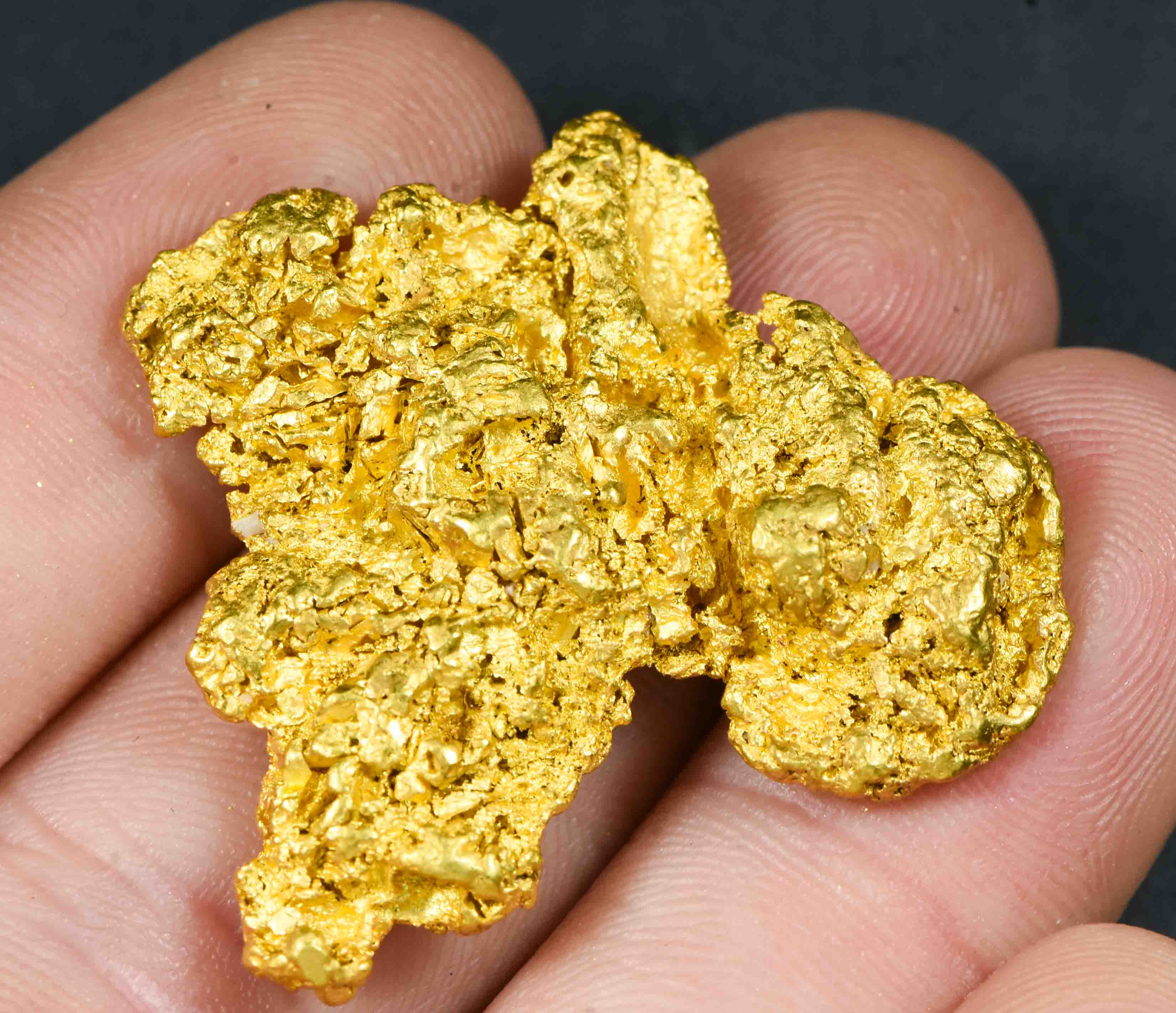 #1239 Natural Gold Nugget Australian 29.65 Grams Genuine