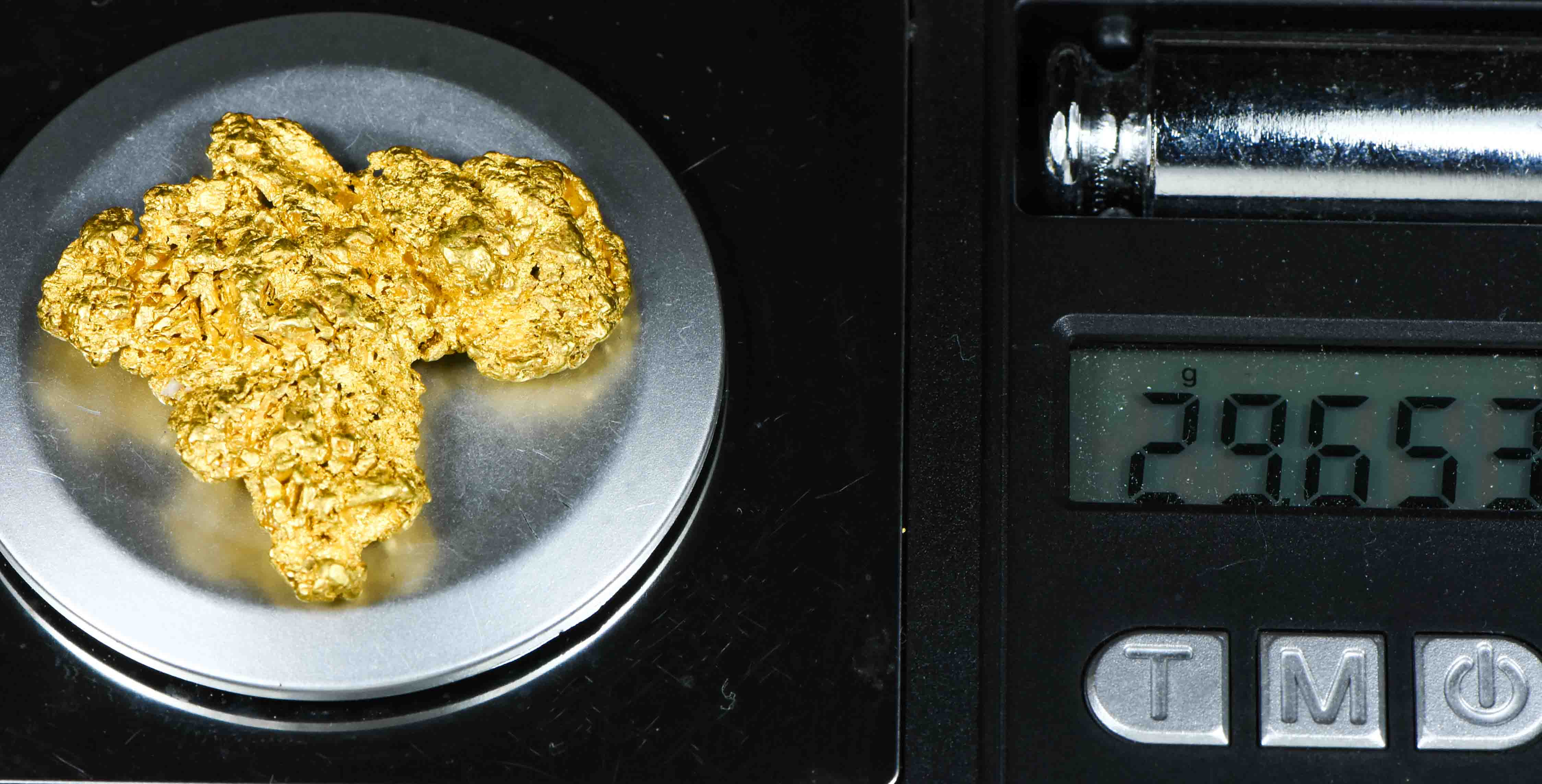 #1239 Natural Gold Nugget Australian 29.65 Grams Genuine