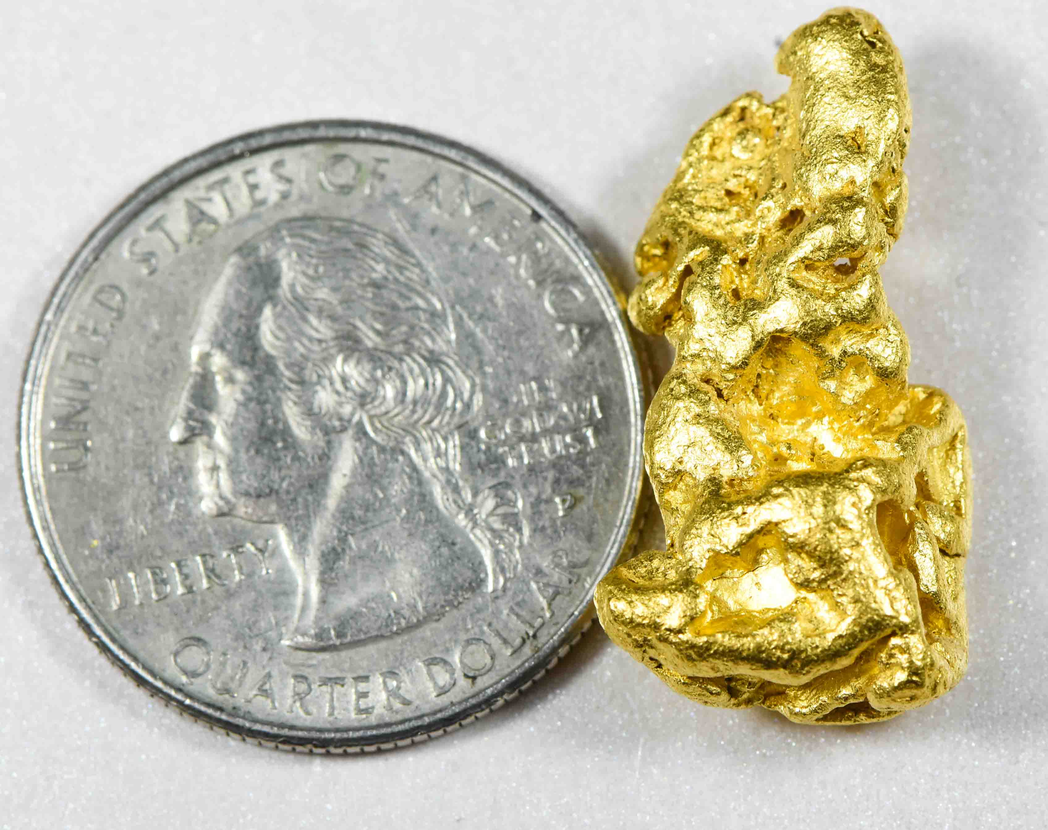 #1092 Natural Gold Nugget Australian 15.10 Grams Genuine