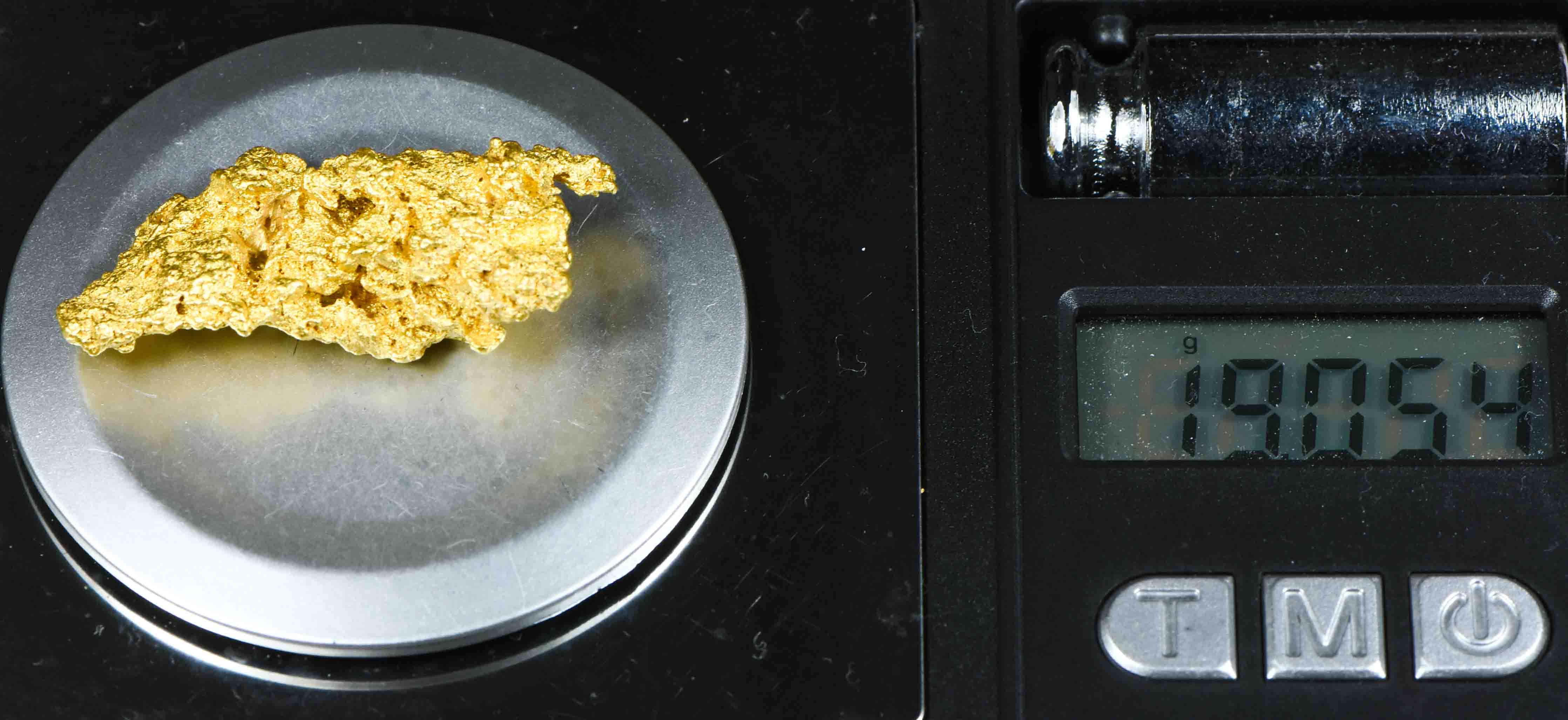 #1114 Natural Gold Nugget Australian 19.05 Grams Genuine