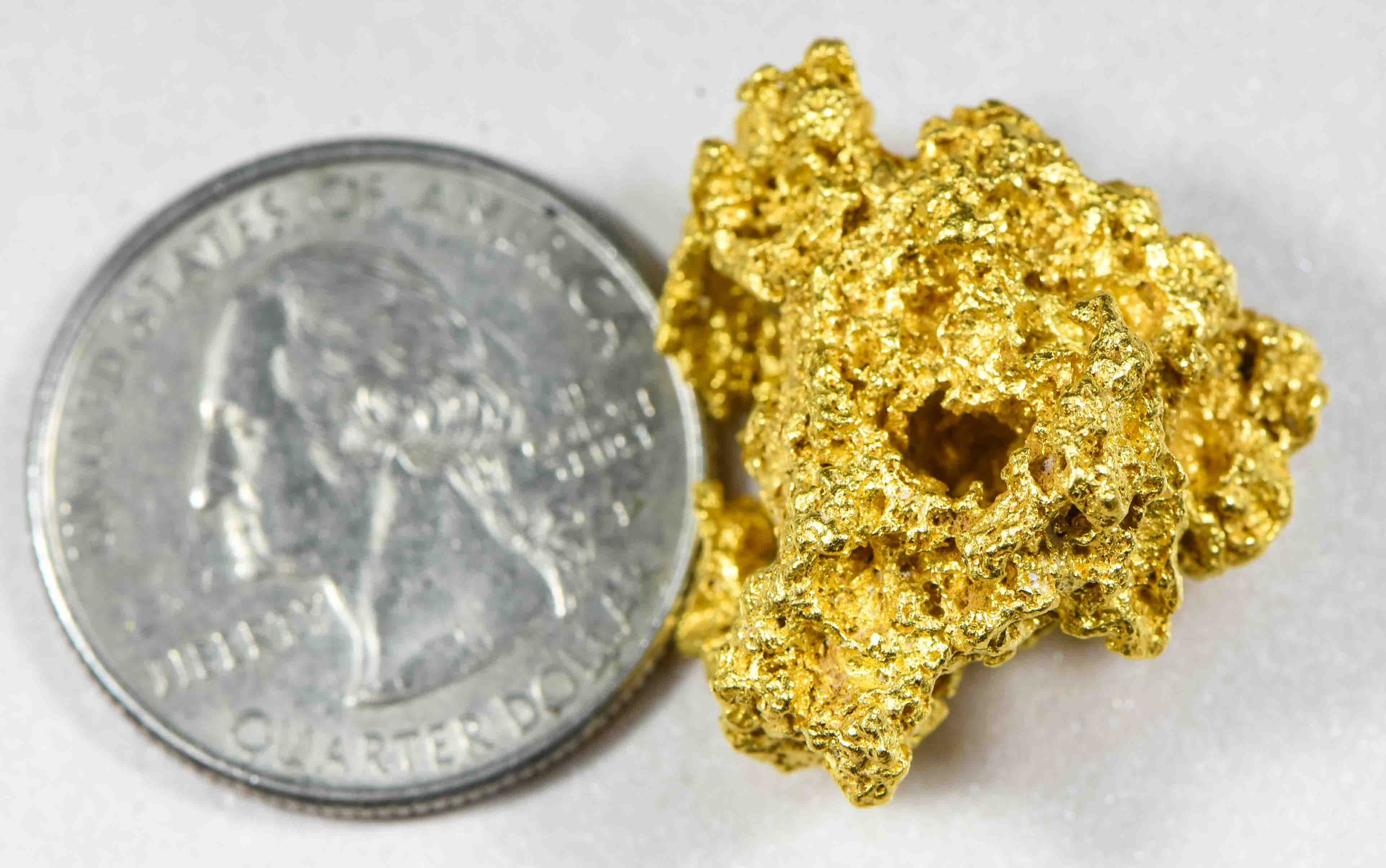 #1119 Natural Gold Nugget Australian 19.45 Grams Genuine