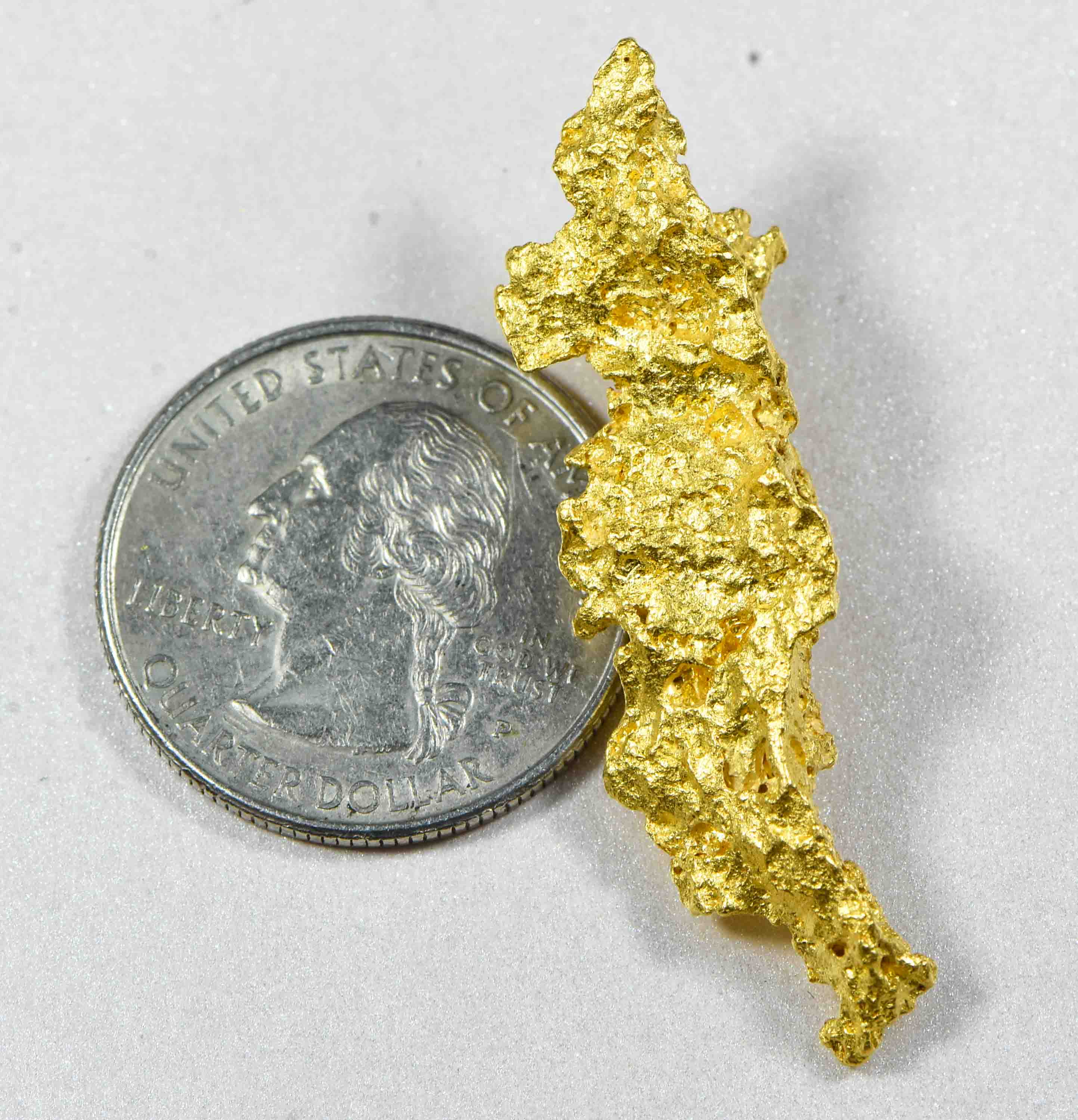 #1149 Natural Gold Nugget Australian 15.86 Grams Genuine